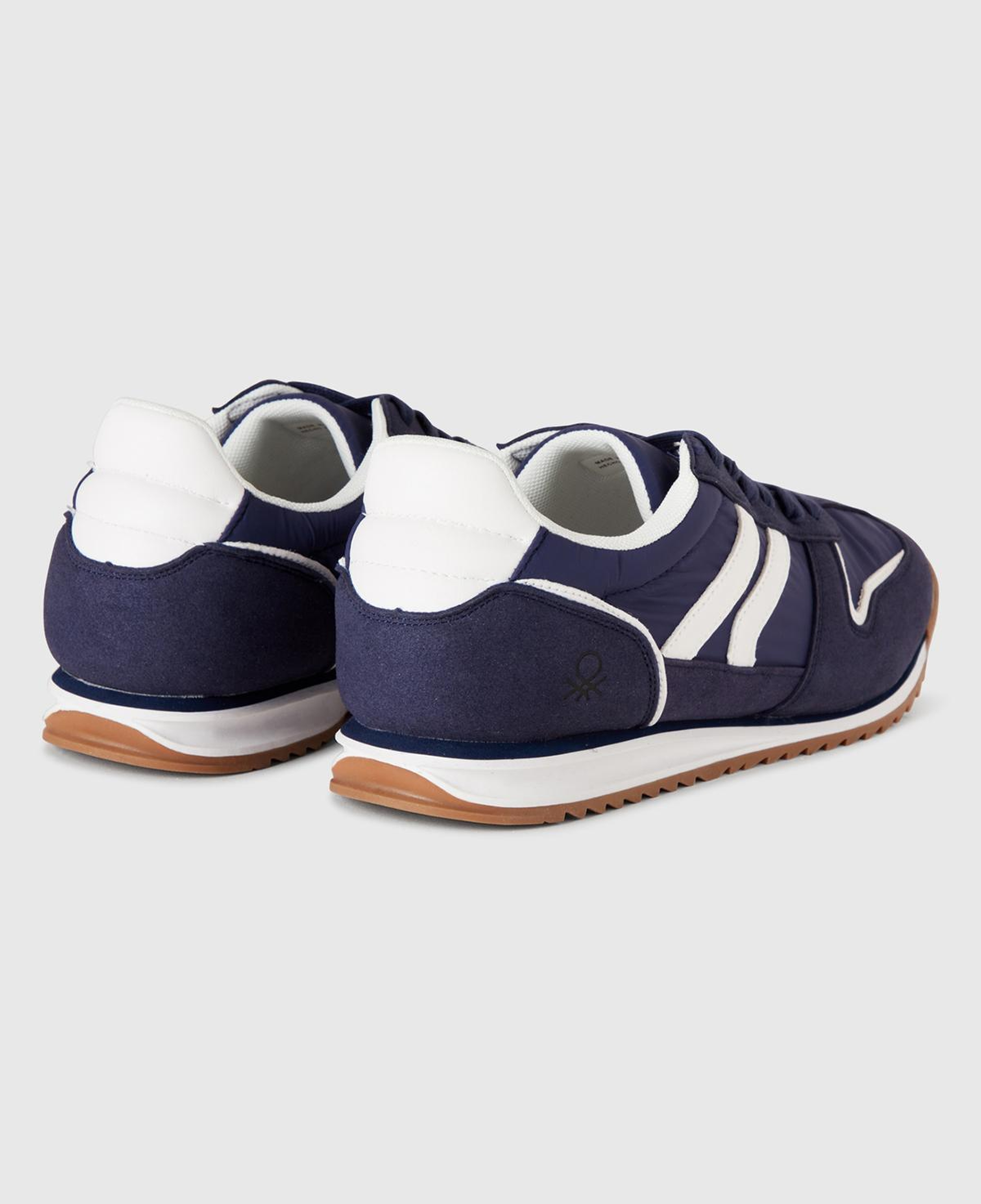 Erkek Lavanta Mavisi Süet Görünümlü Yanı Logo Detaylı Bağcıklı Sneaker