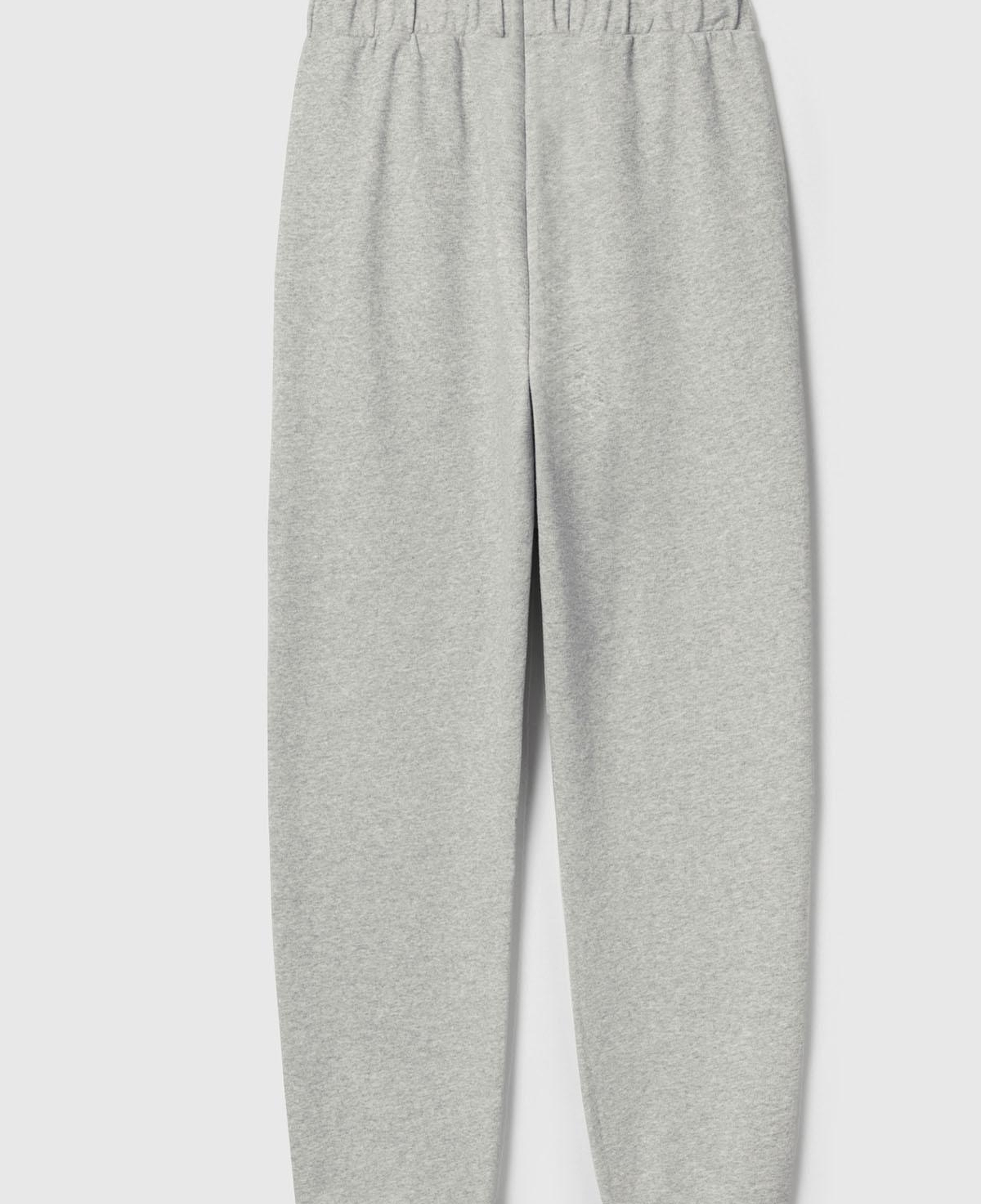 Kadın Gri Melanj  %100 Pamuk Regular Fit Stranger Things Eşofman Altı