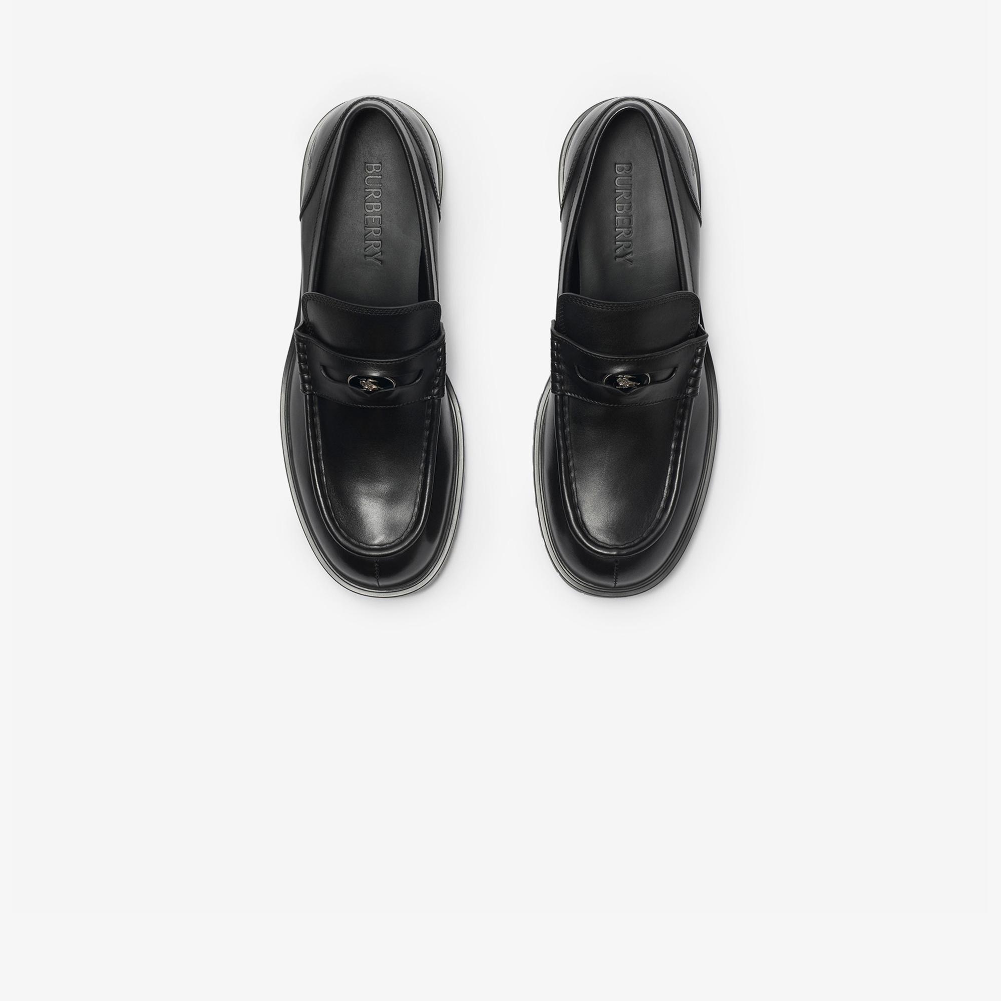 Burberry Leather Rogue Erkek Siyah Günlük Ayakkabı
