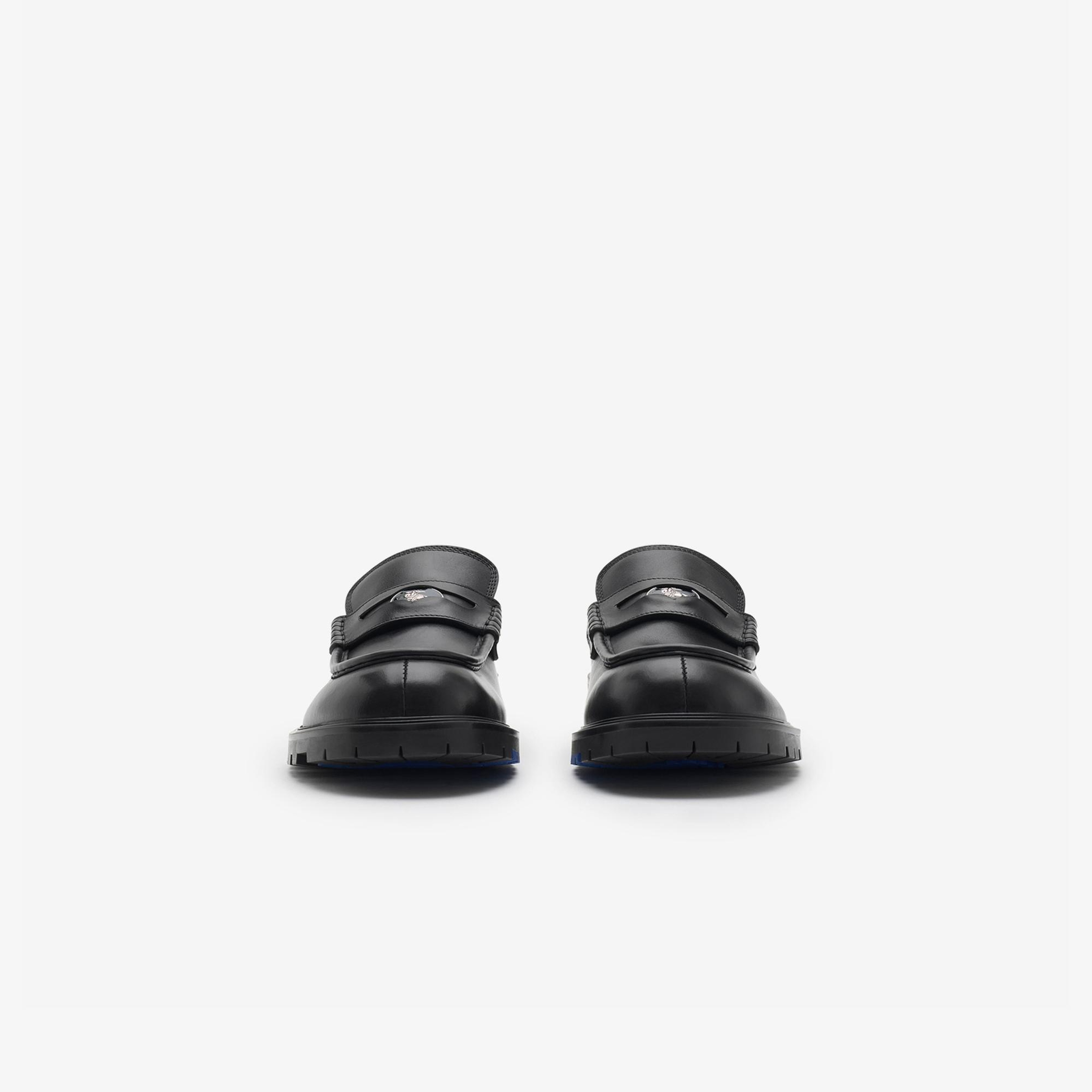 Burberry Leather Rogue Erkek Siyah Günlük Ayakkabı