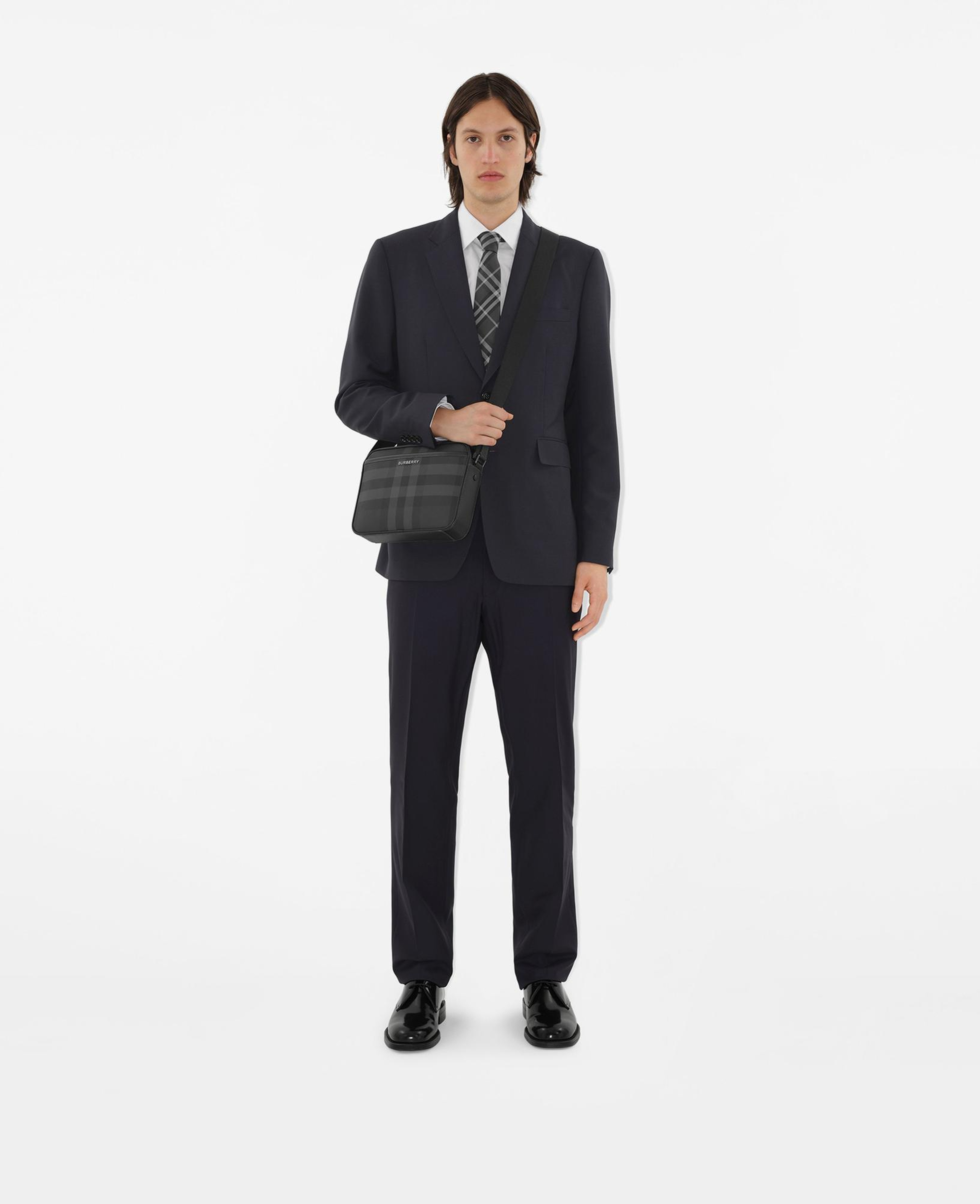 Burberry Muswell Erkek Gri Omuz Çantası