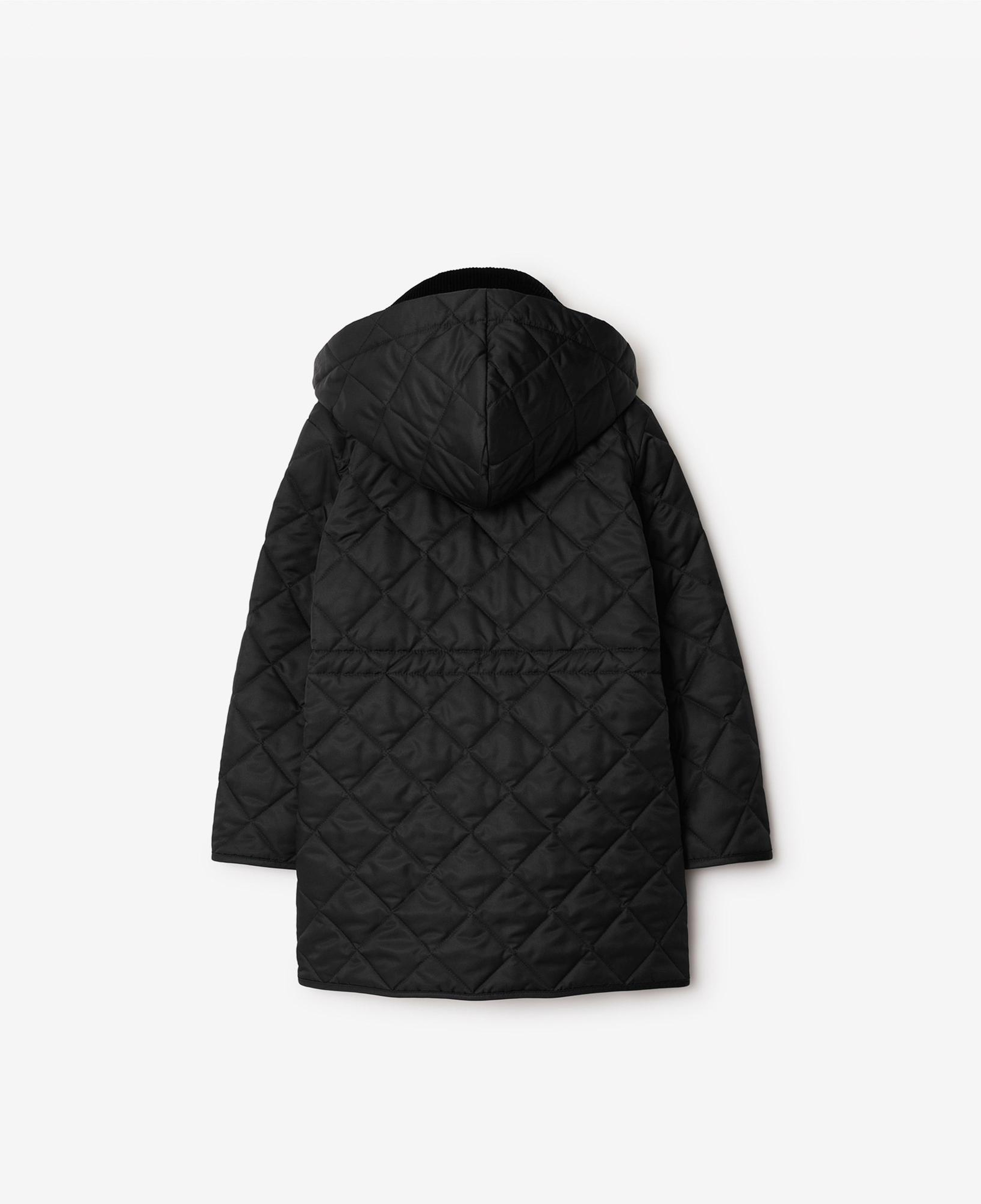 Burberry Rowan Quilted Çocuk Siyah Mont