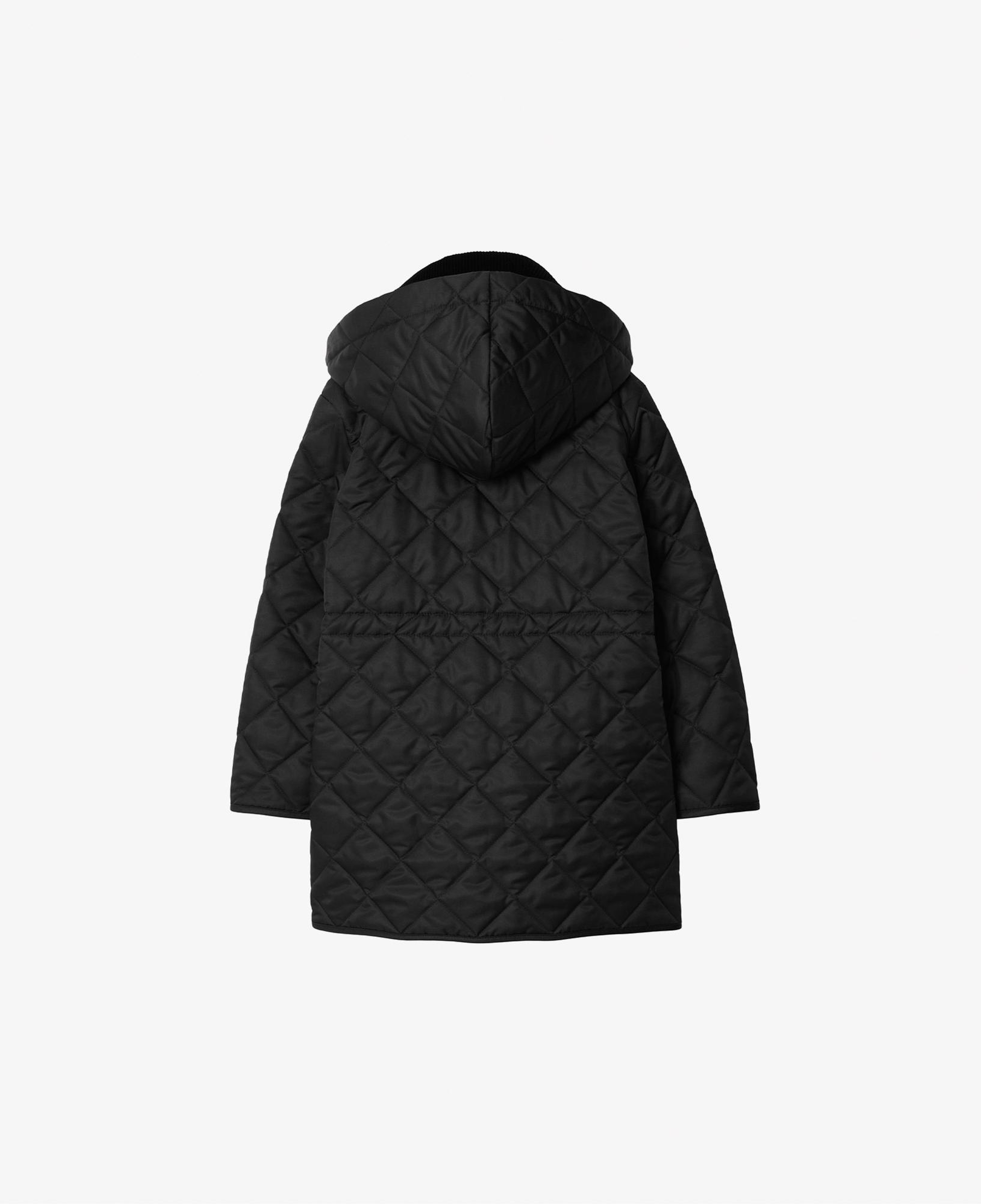 Burberry Rowan Quilted Çocuk Siyah Mont