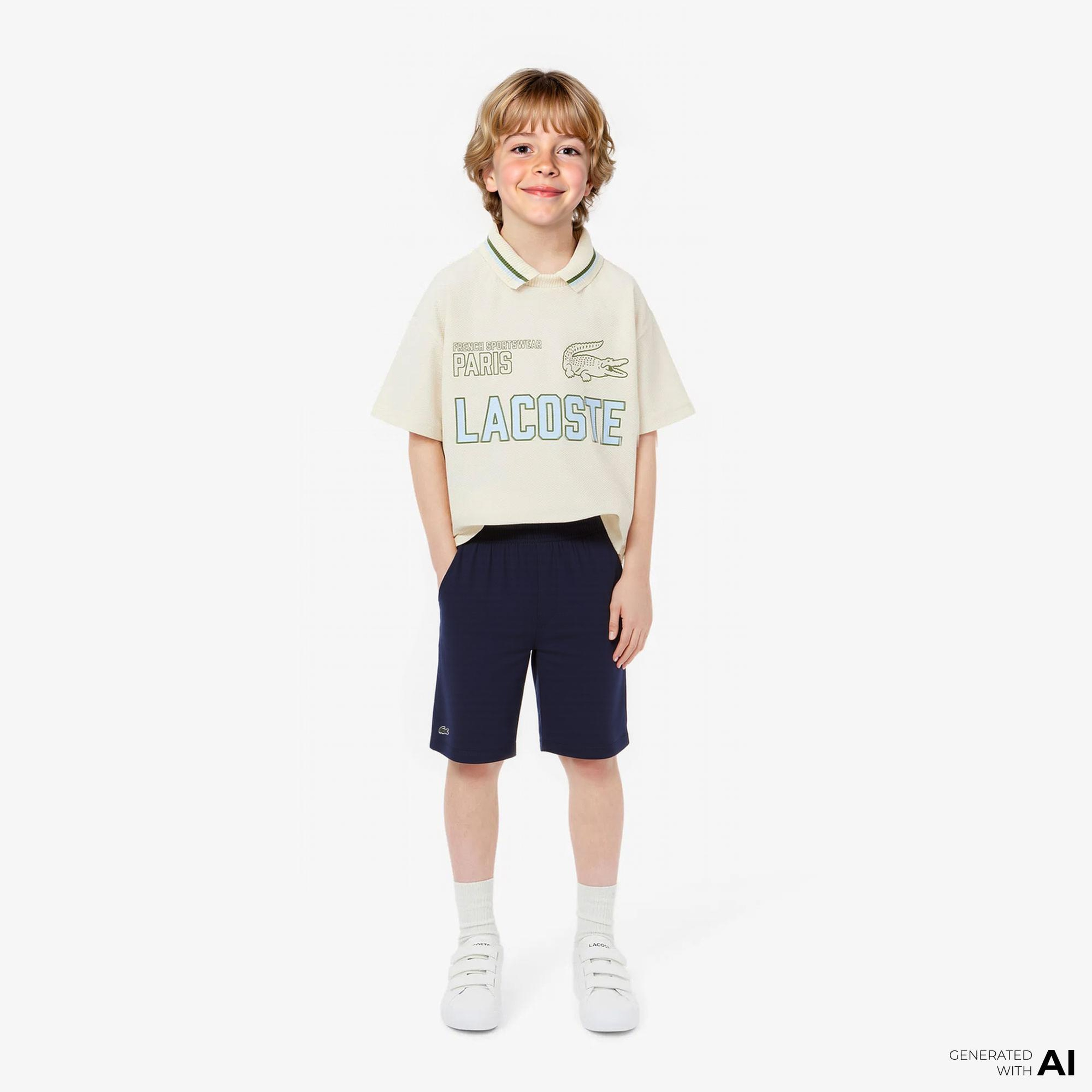 Lacoste Erkek Çocuk Lacivert Bermuda Şort