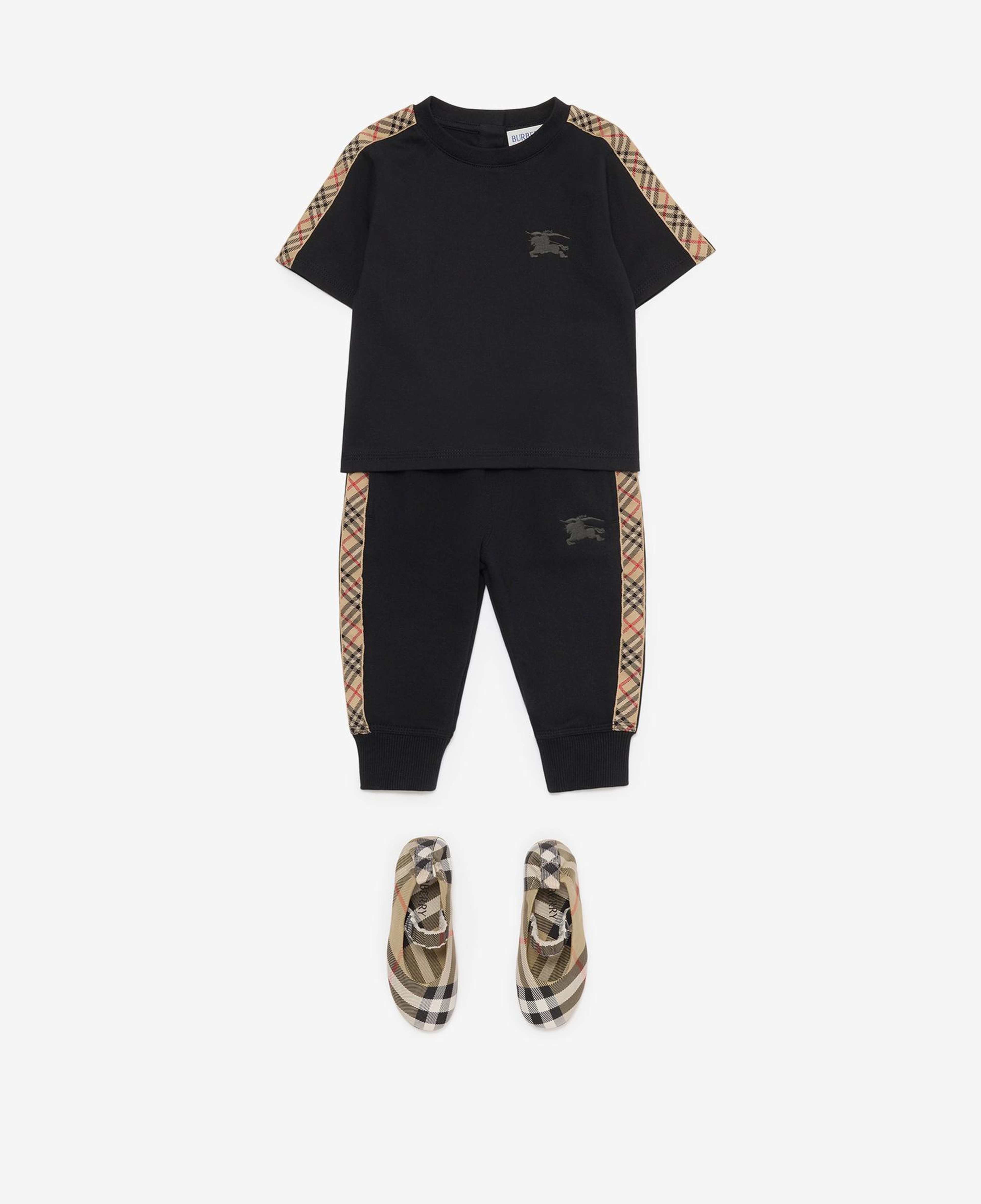 Burberry Çocuk Siyah T-Shirt