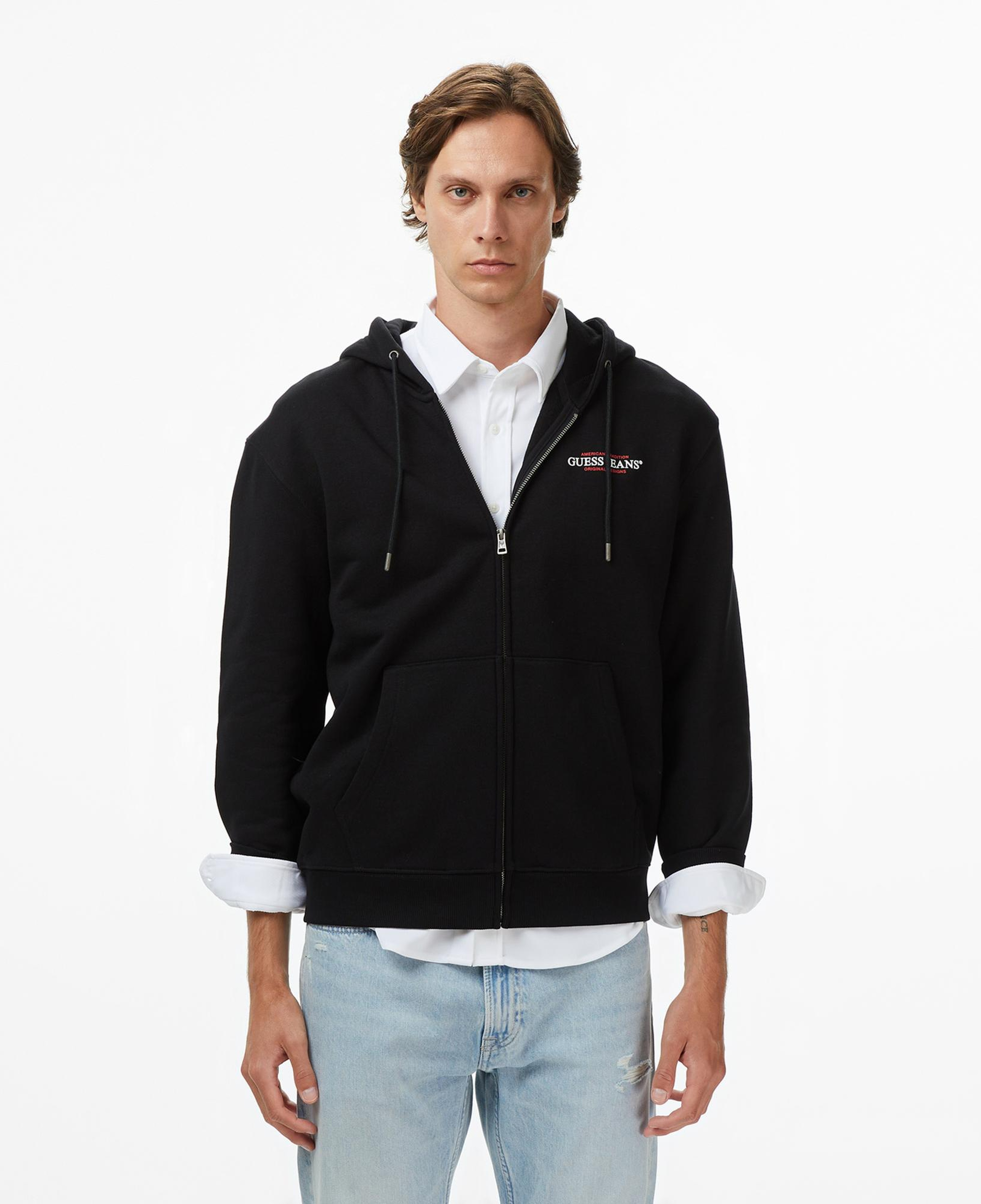 Guess Erkek Siyah Sweatshirt