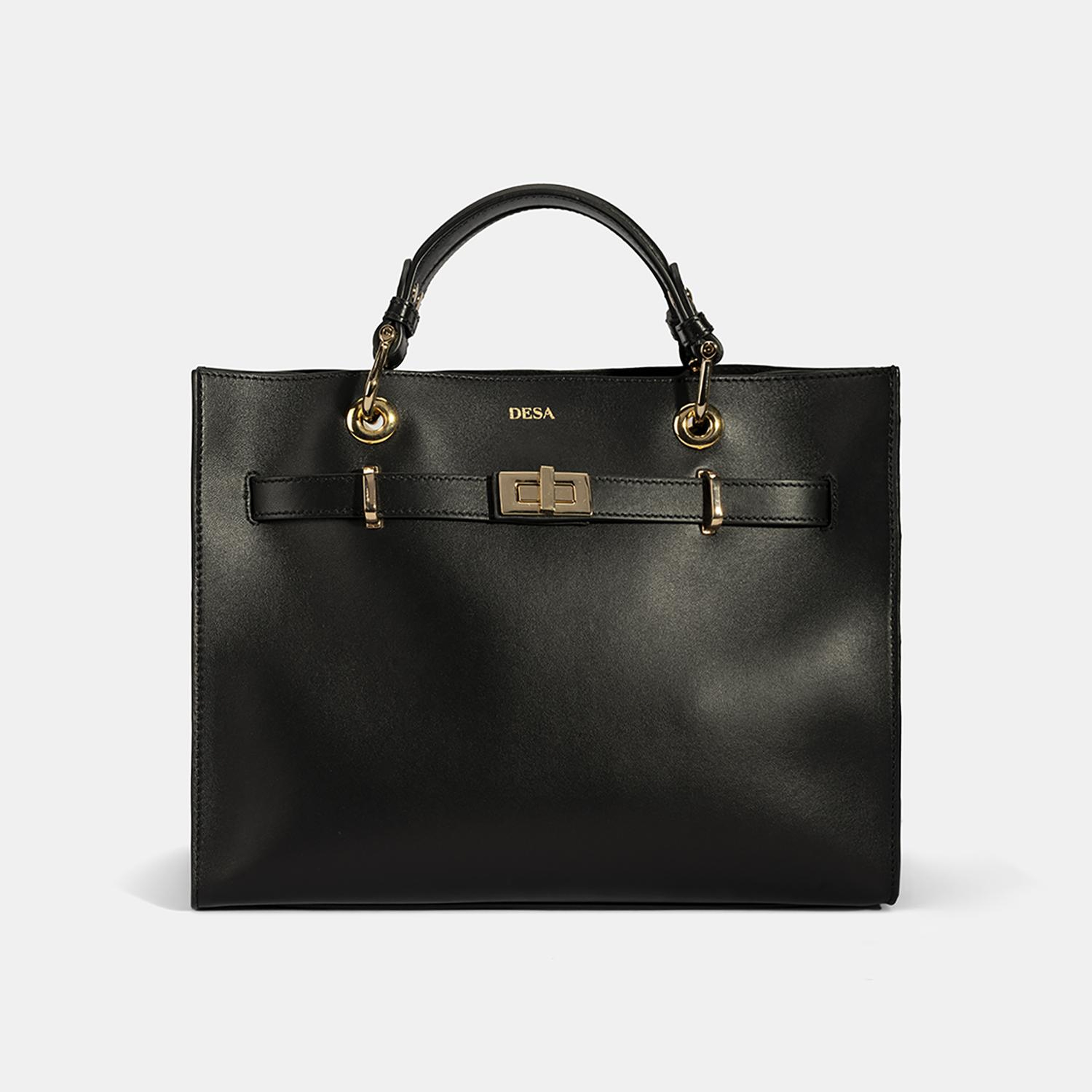 Kadın Siyah Deri Omuz Çantası