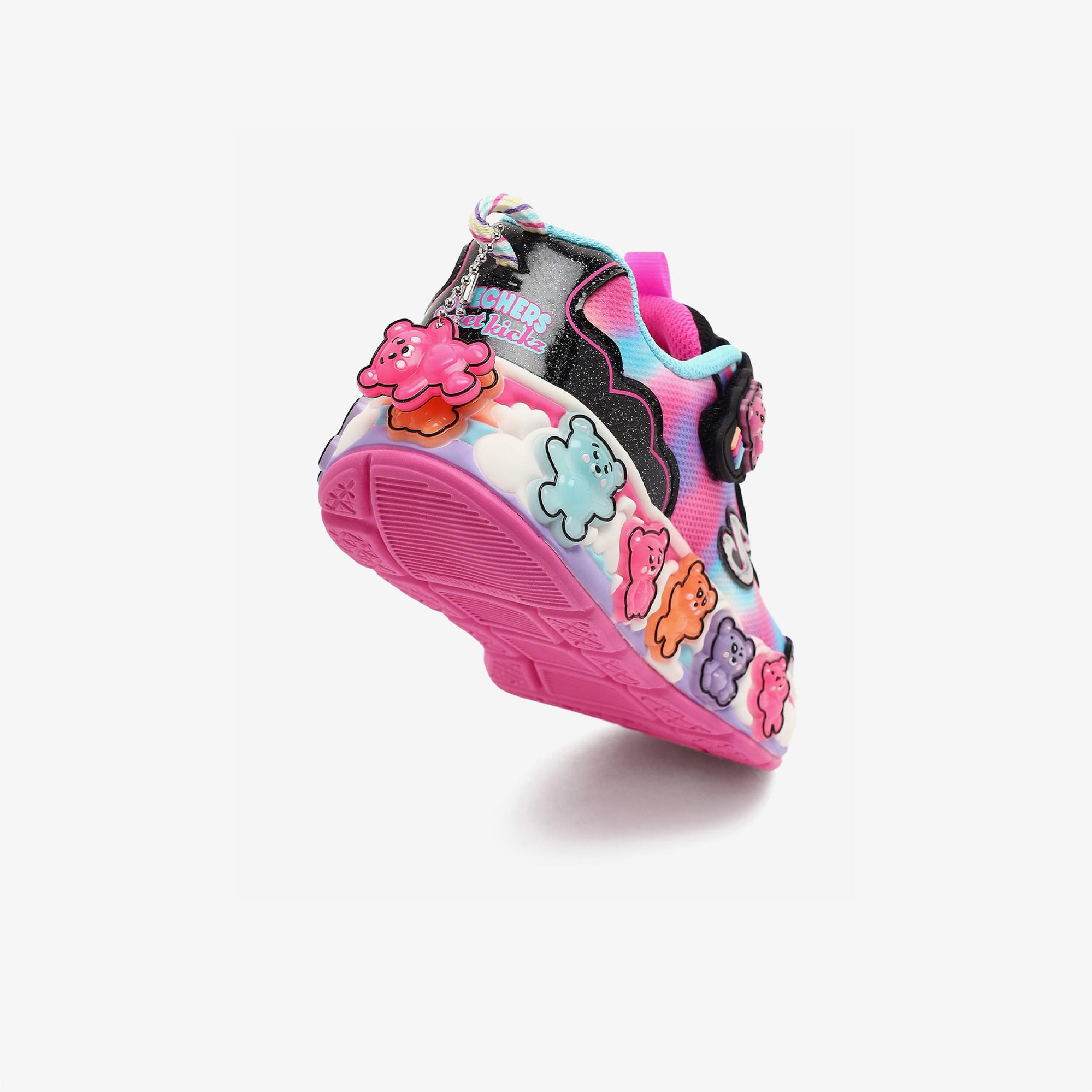 Skechers Sweet Kickz Gummy Friends Çocuk Siyah Spor Ayakkabı
