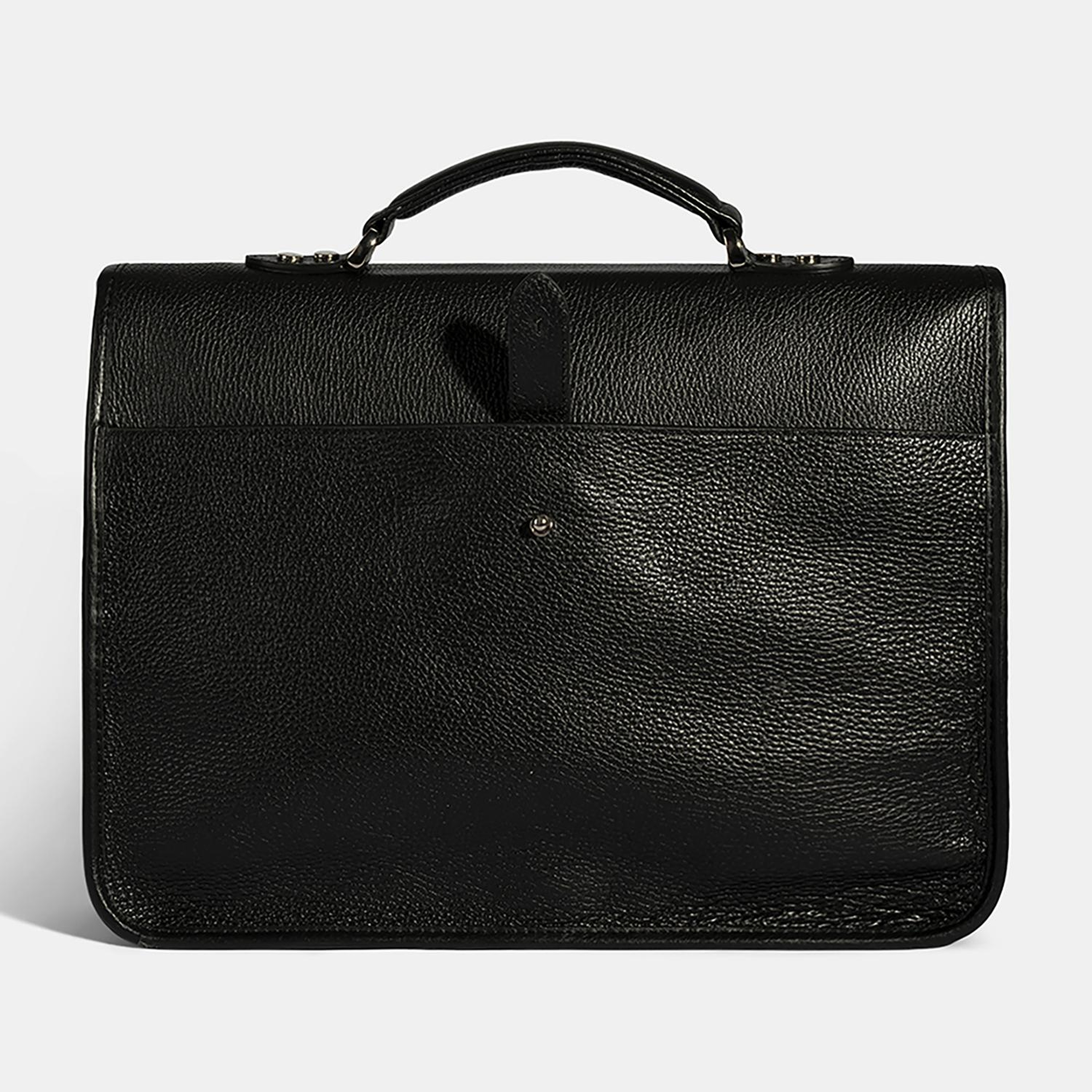 Erkek Siyah Deri Evrak Çantası