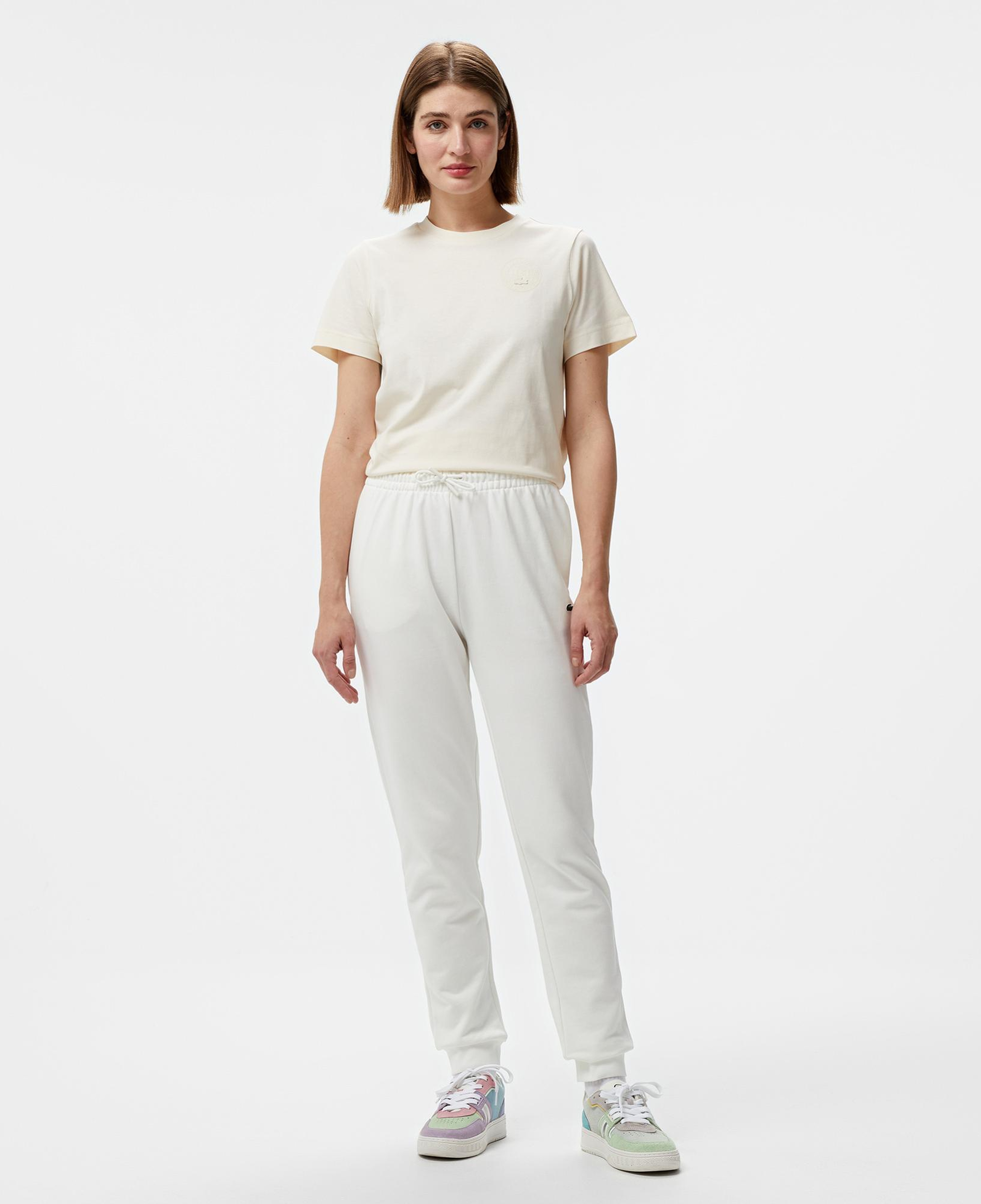 Lacoste Classic Straight Fit Kadın Beyaz Eşofman Altı