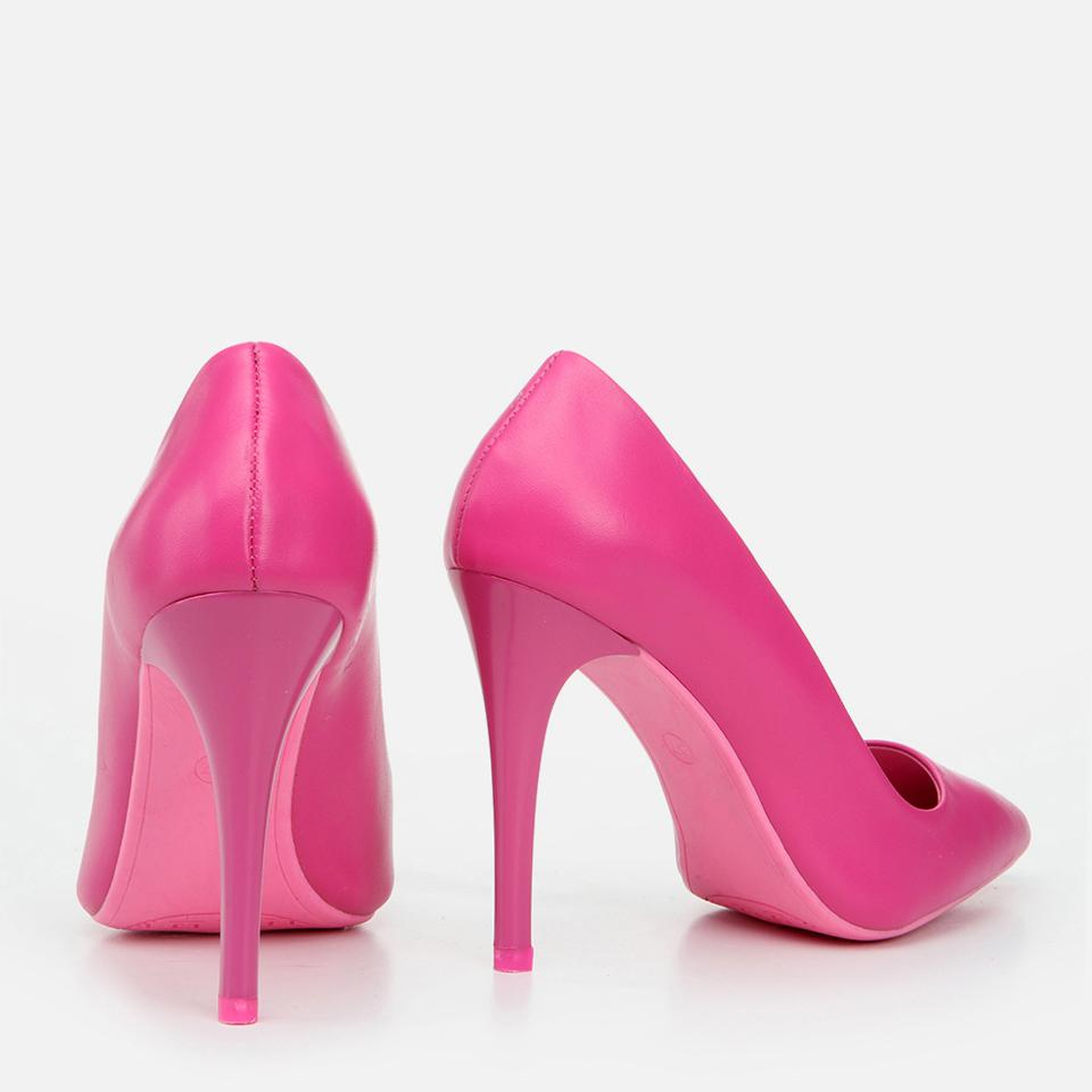 Kadın Deri Pembe Stiletto