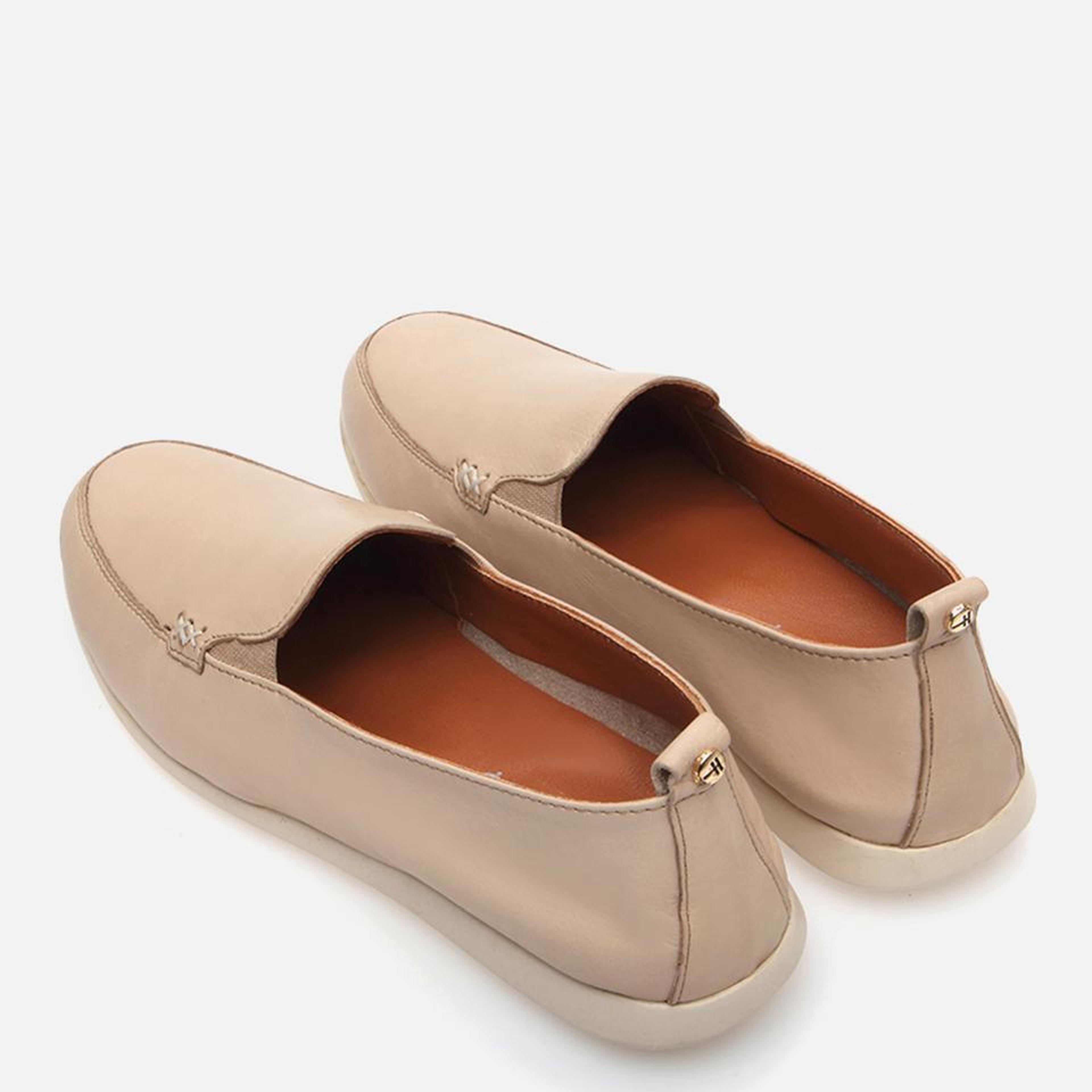 Kadın Deri Bej Loafer