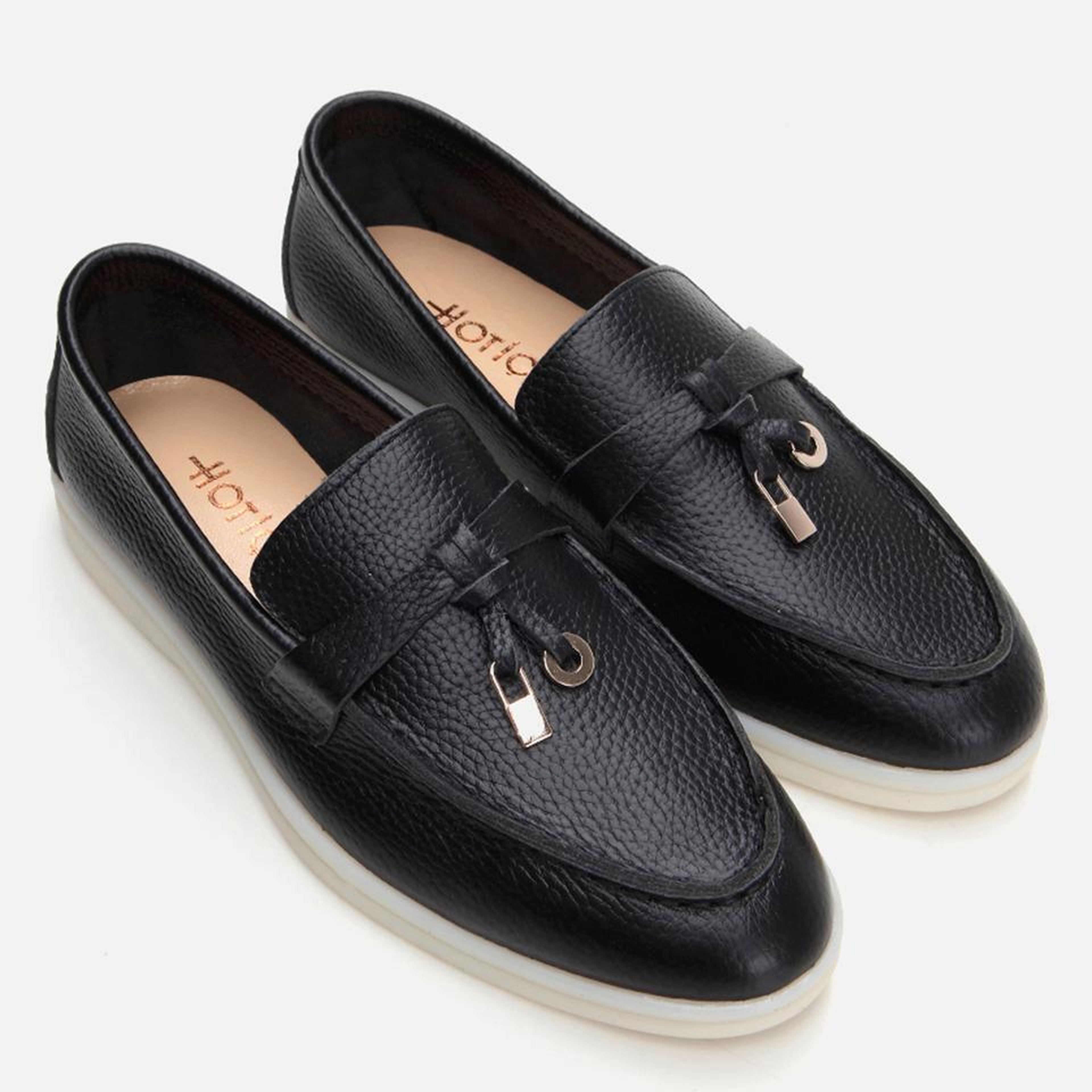 Kadın Deri Siyah Loafer