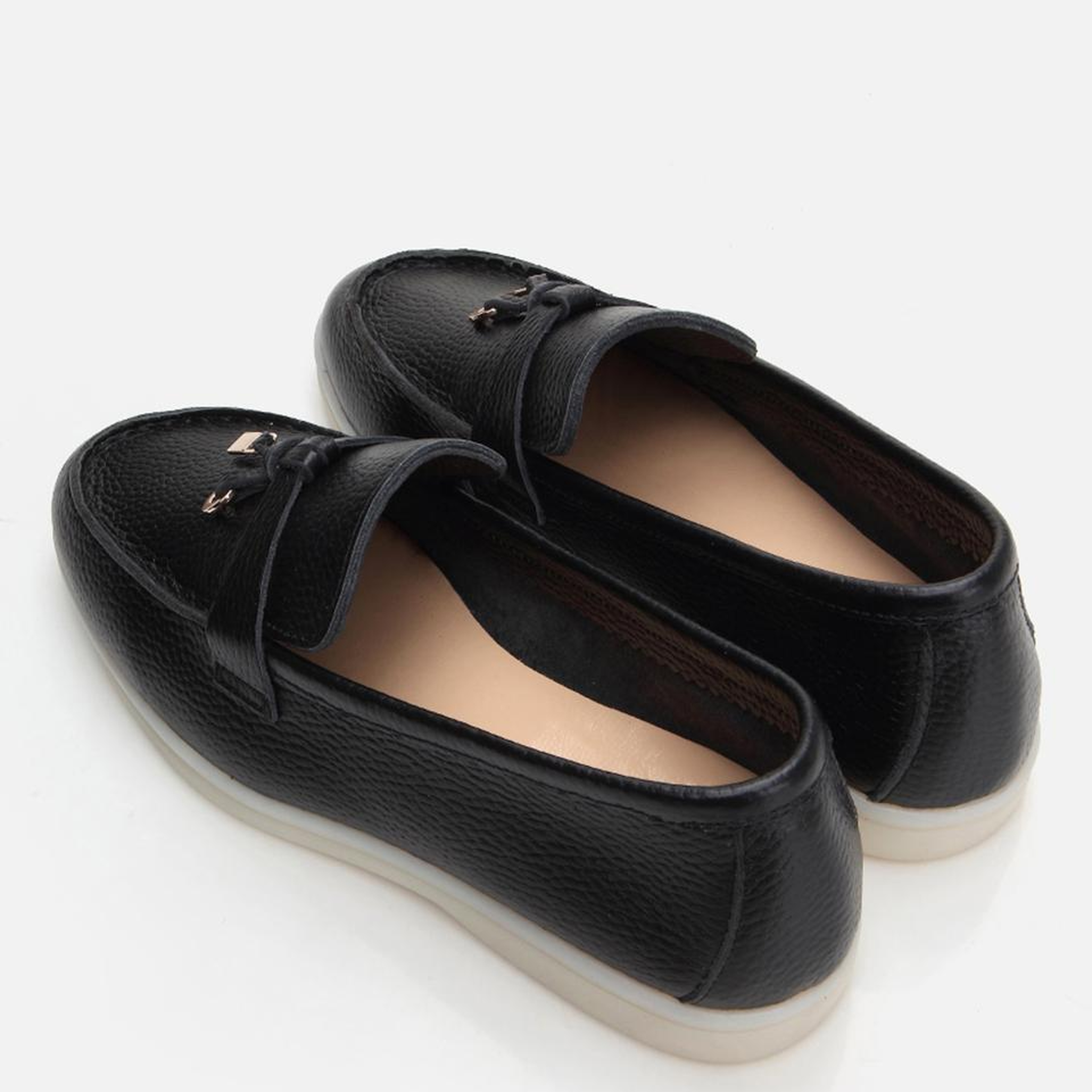 Kadın Deri Siyah Loafer