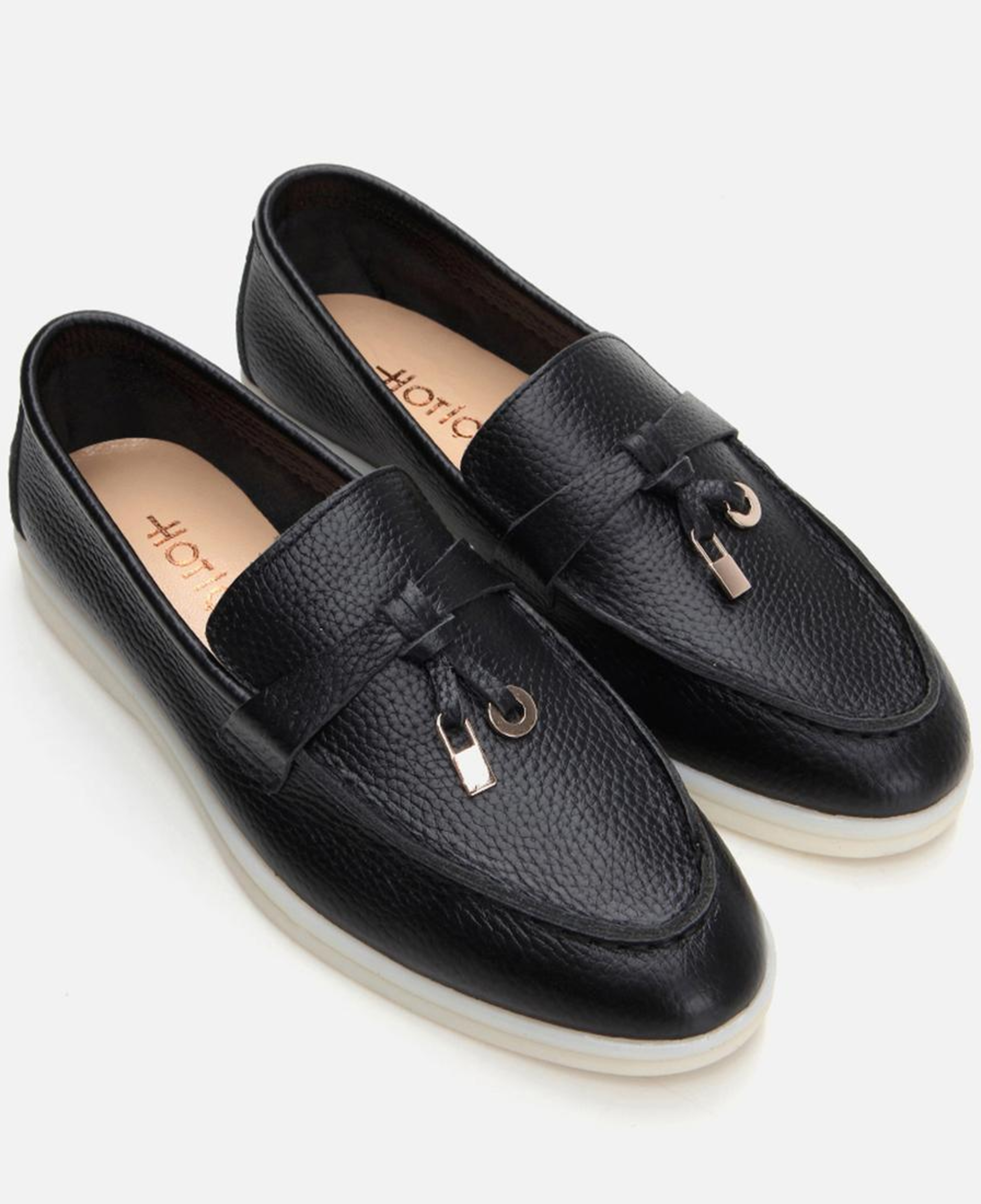 Kadın Deri Siyah Loafer