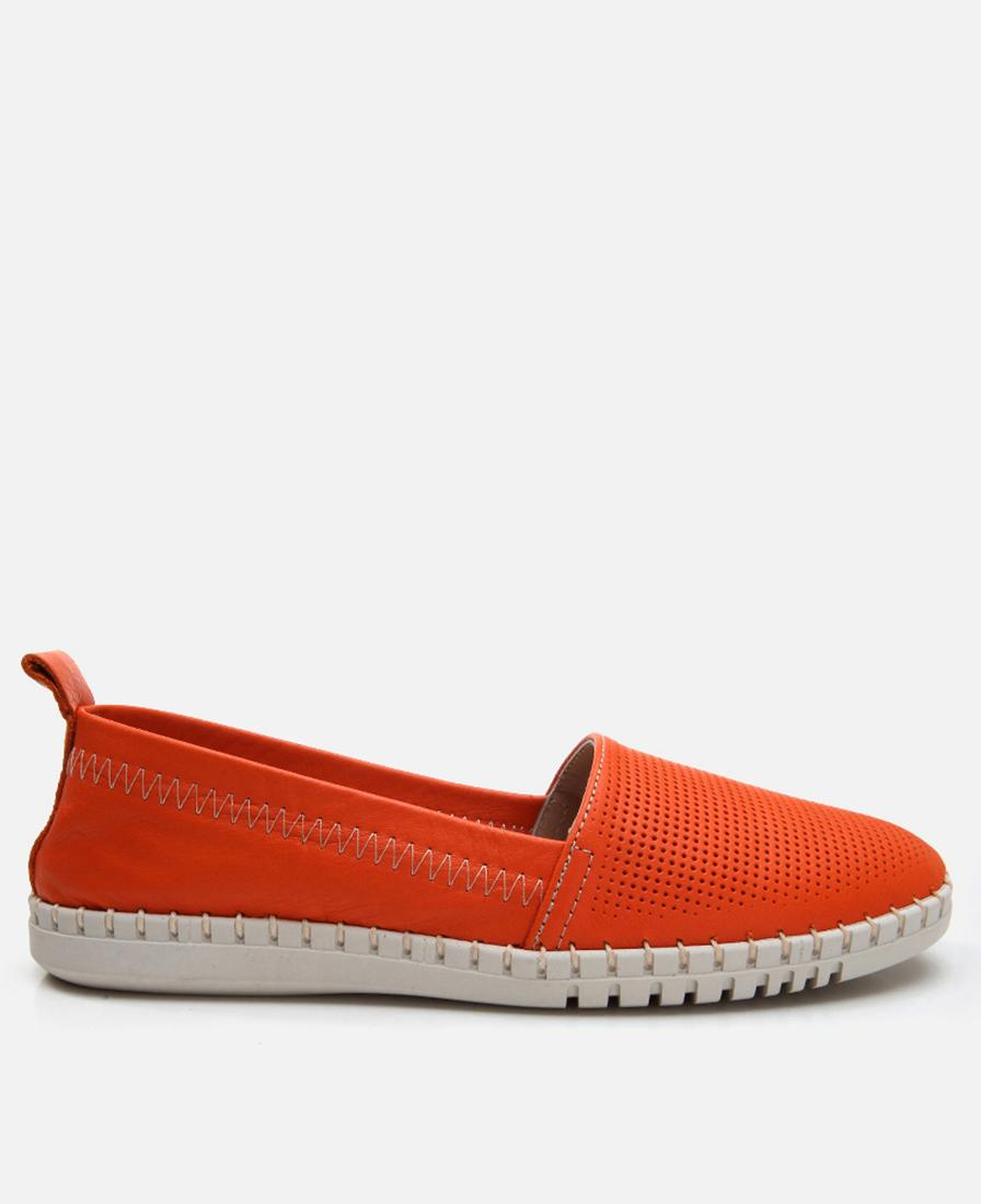 Kadın Deri Kırmızı Loafer