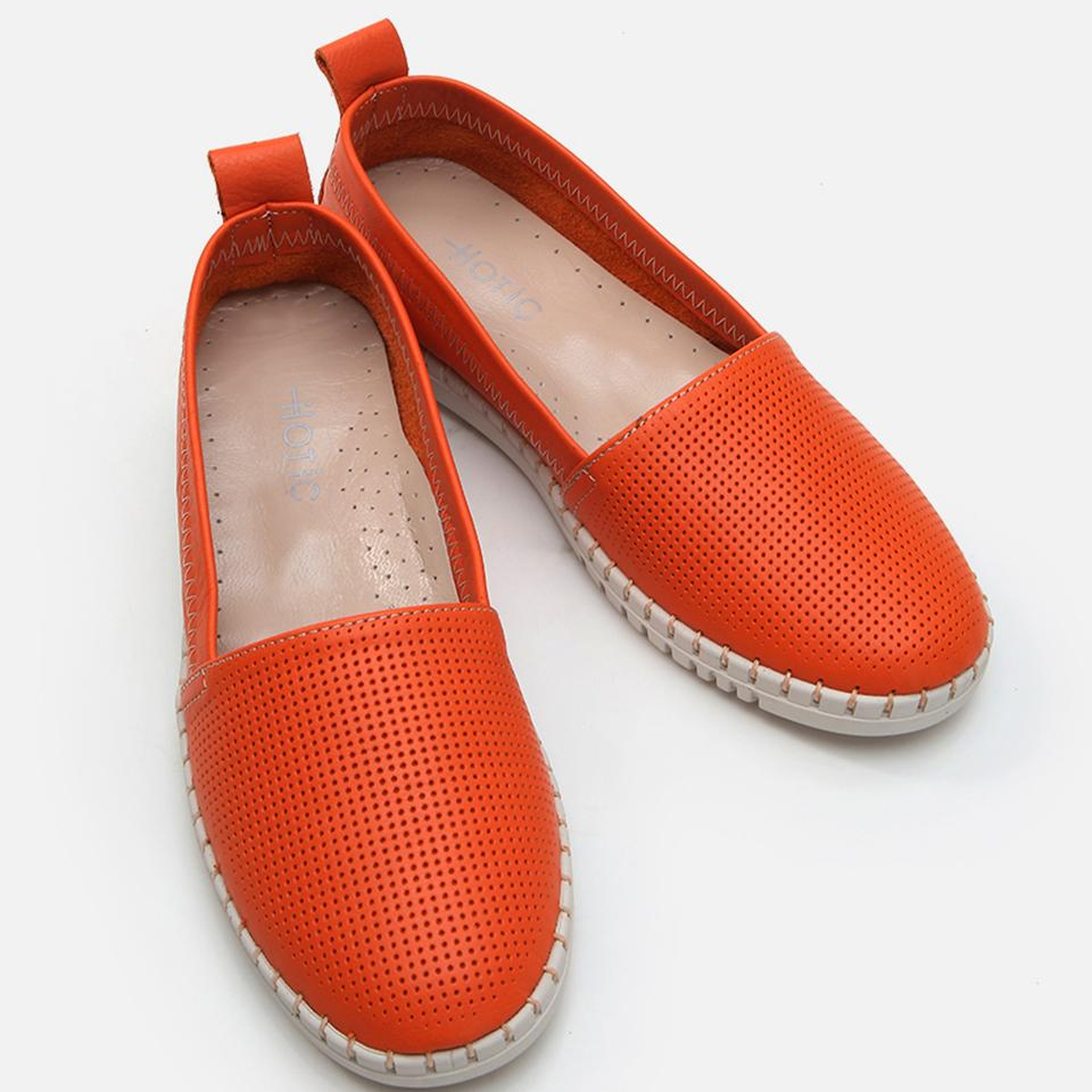 Kadın Deri Kırmızı Loafer