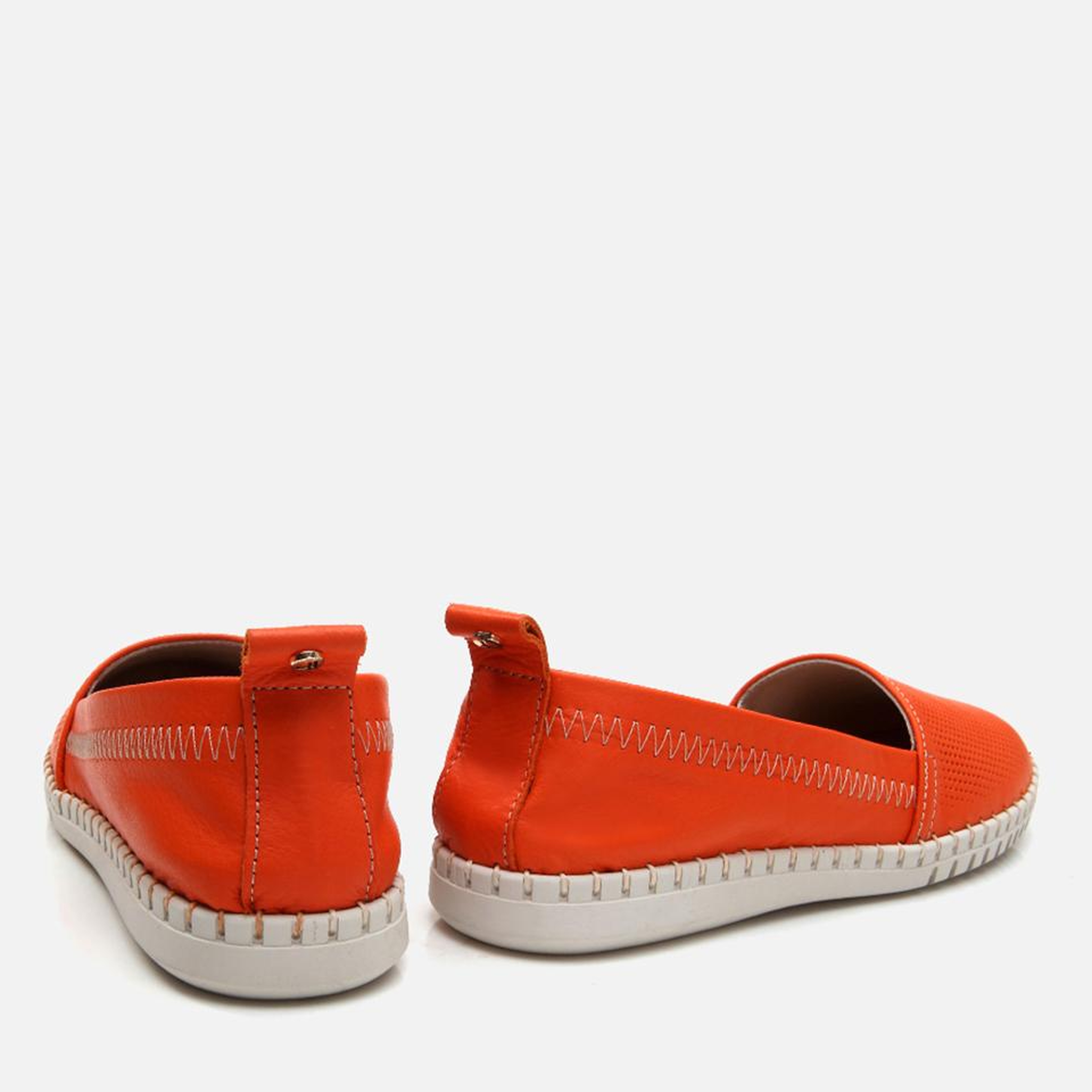 Kadın Deri Kırmızı Loafer