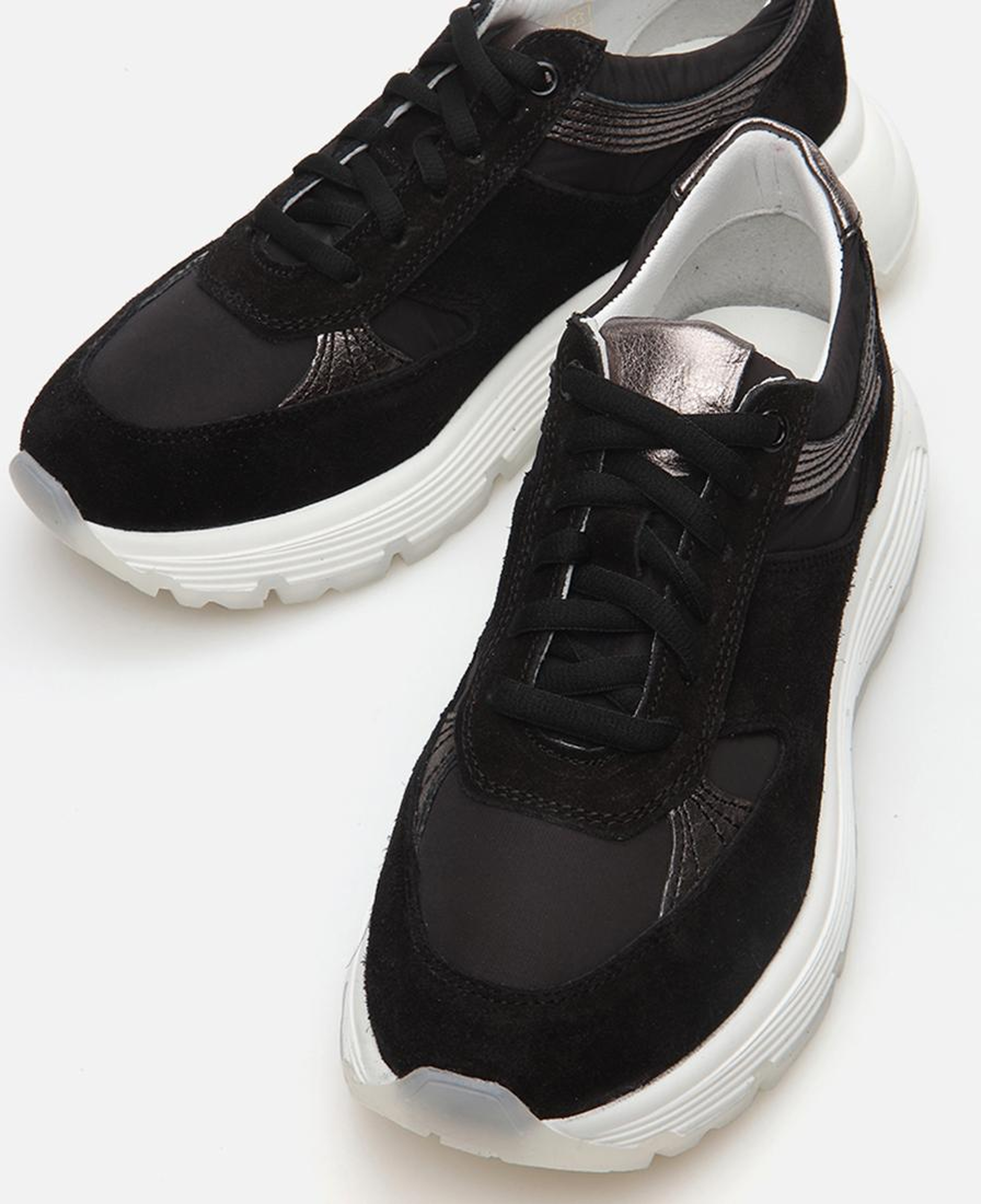 Kadın Deri Siyah Spor Ayakkabı