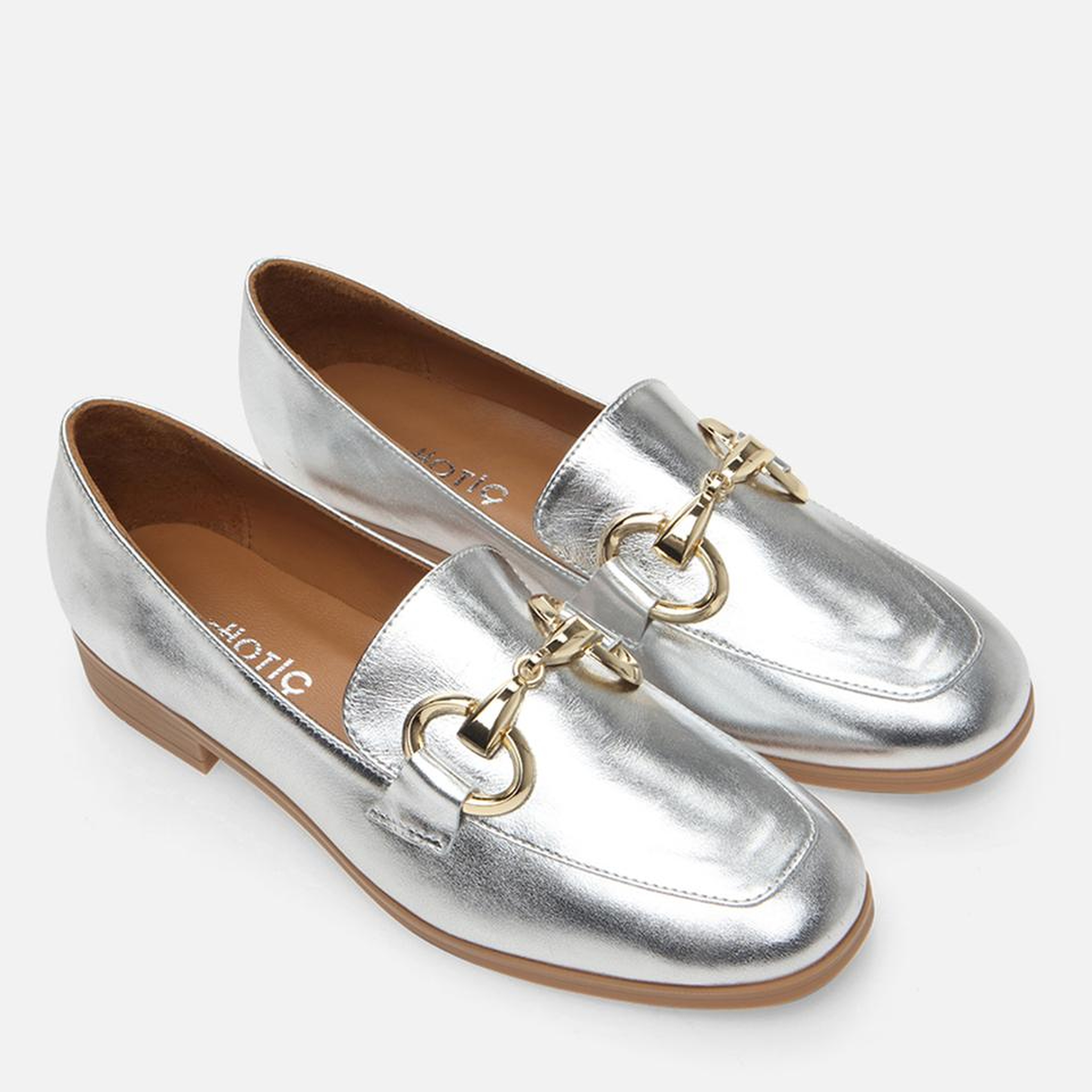 Kadın Deri Lame Loafer