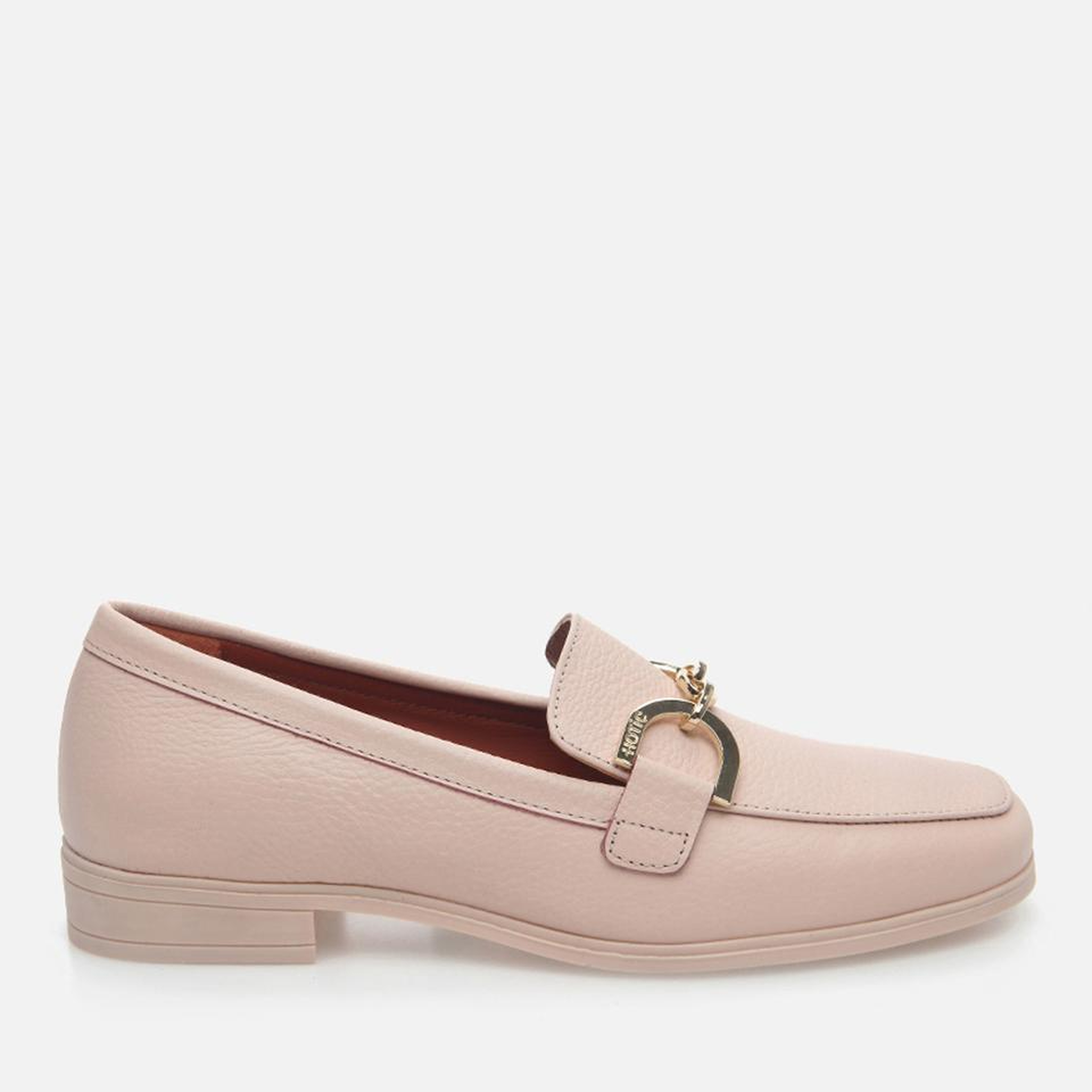 Kadın Deri Pudra Loafer