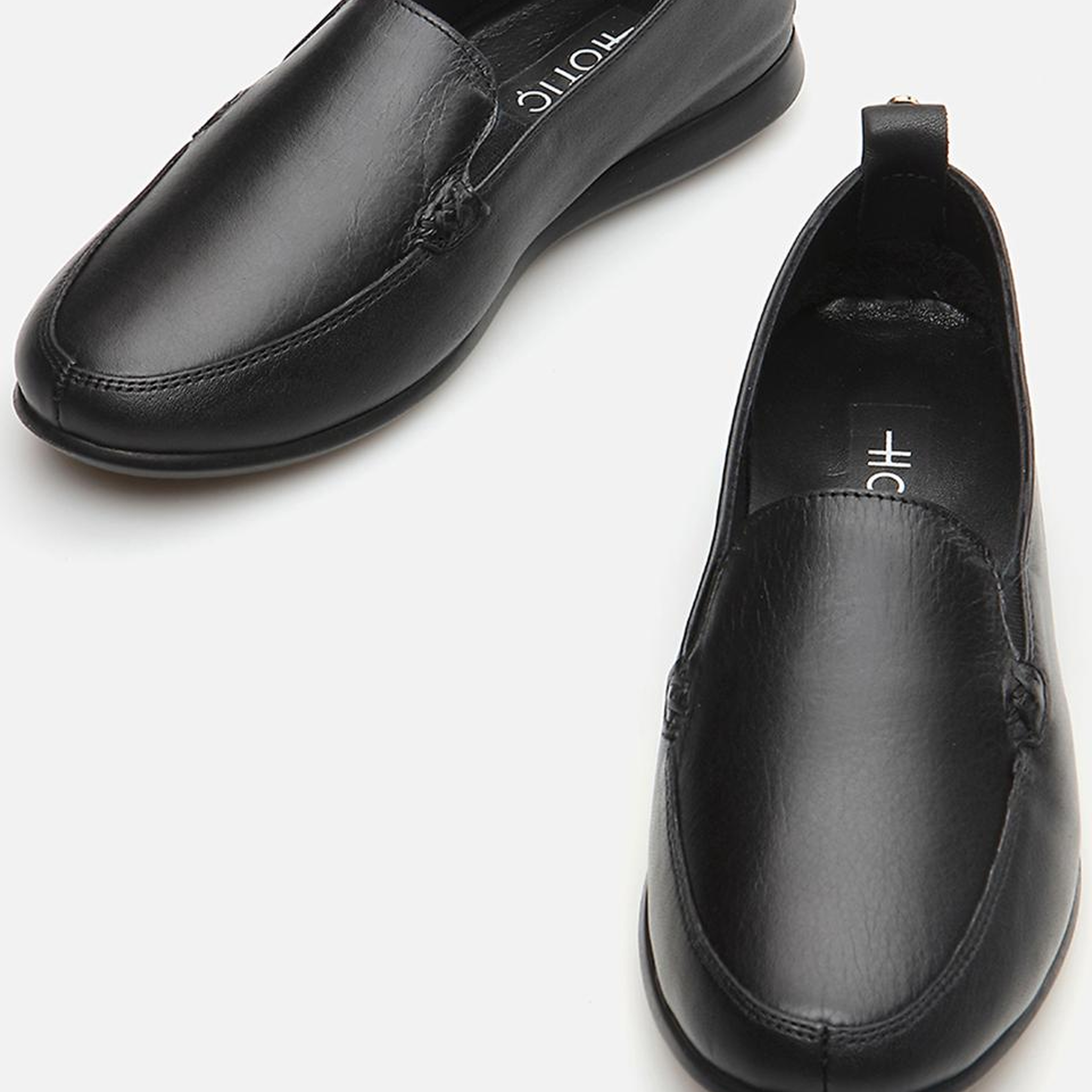 Kadın Deri Siyah Loafer