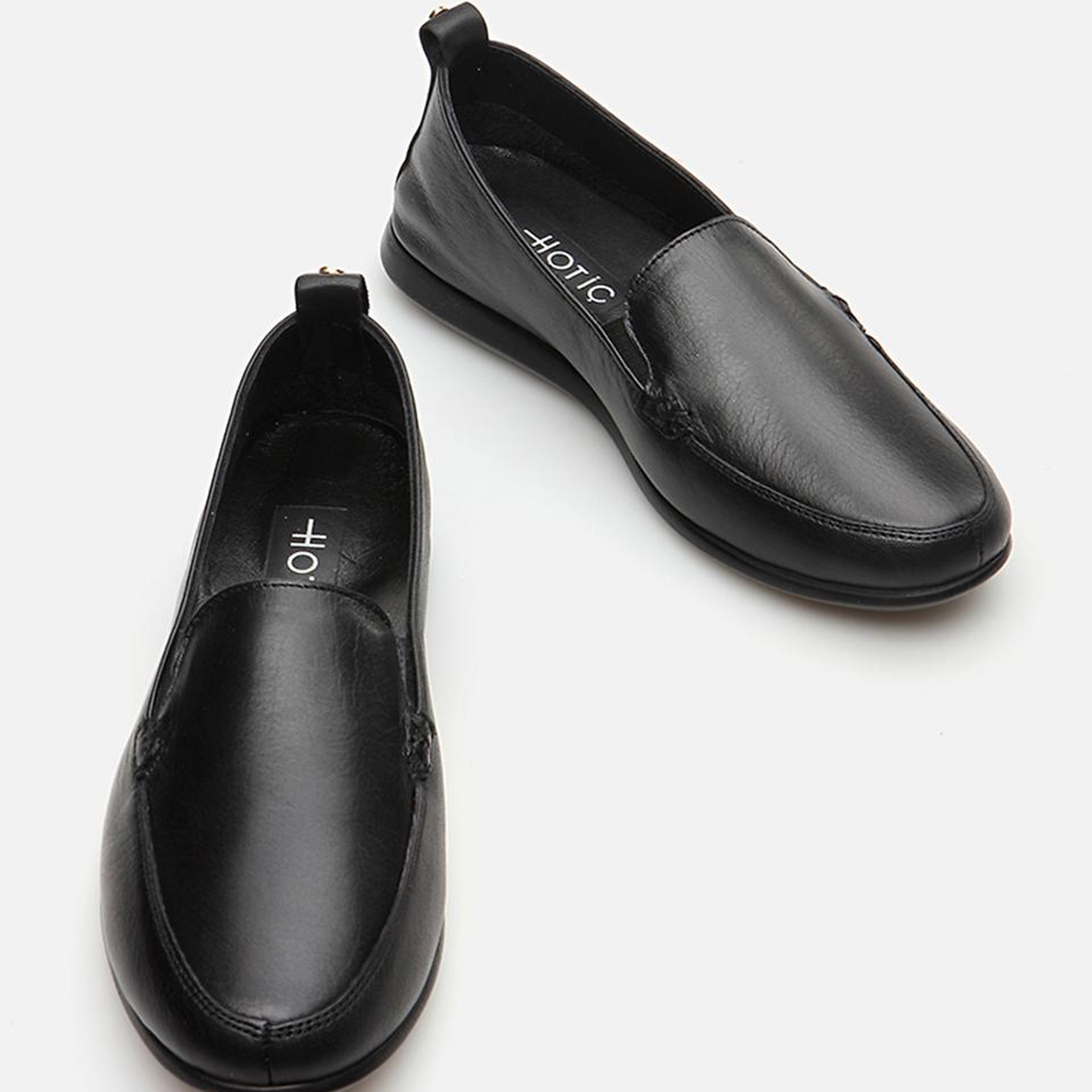 Kadın Deri Siyah Loafer