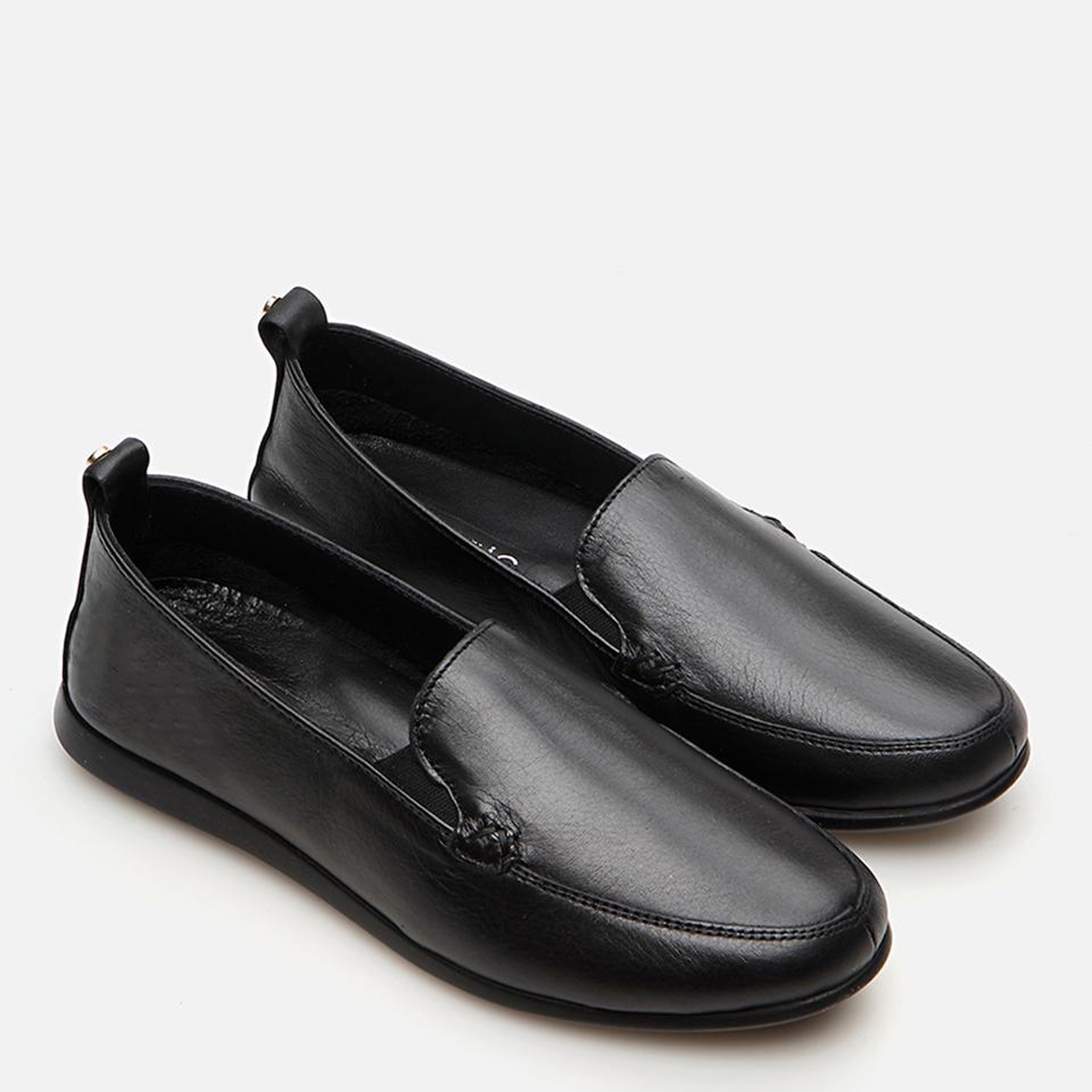 Kadın Deri Siyah Loafer