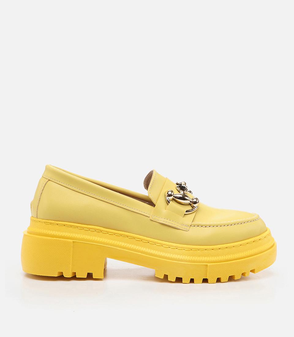 Kadın Sarı Yaya Loafer
