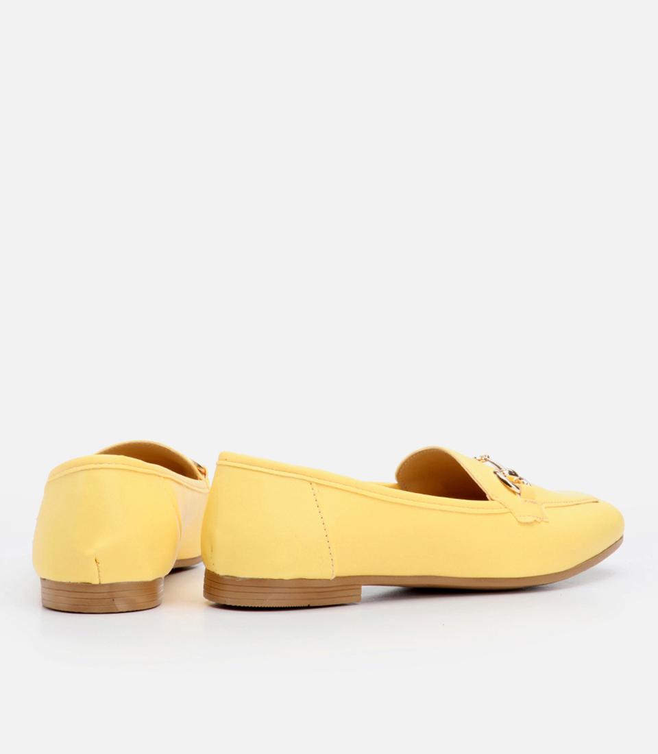 Kadın Sarı Yaya Loafer