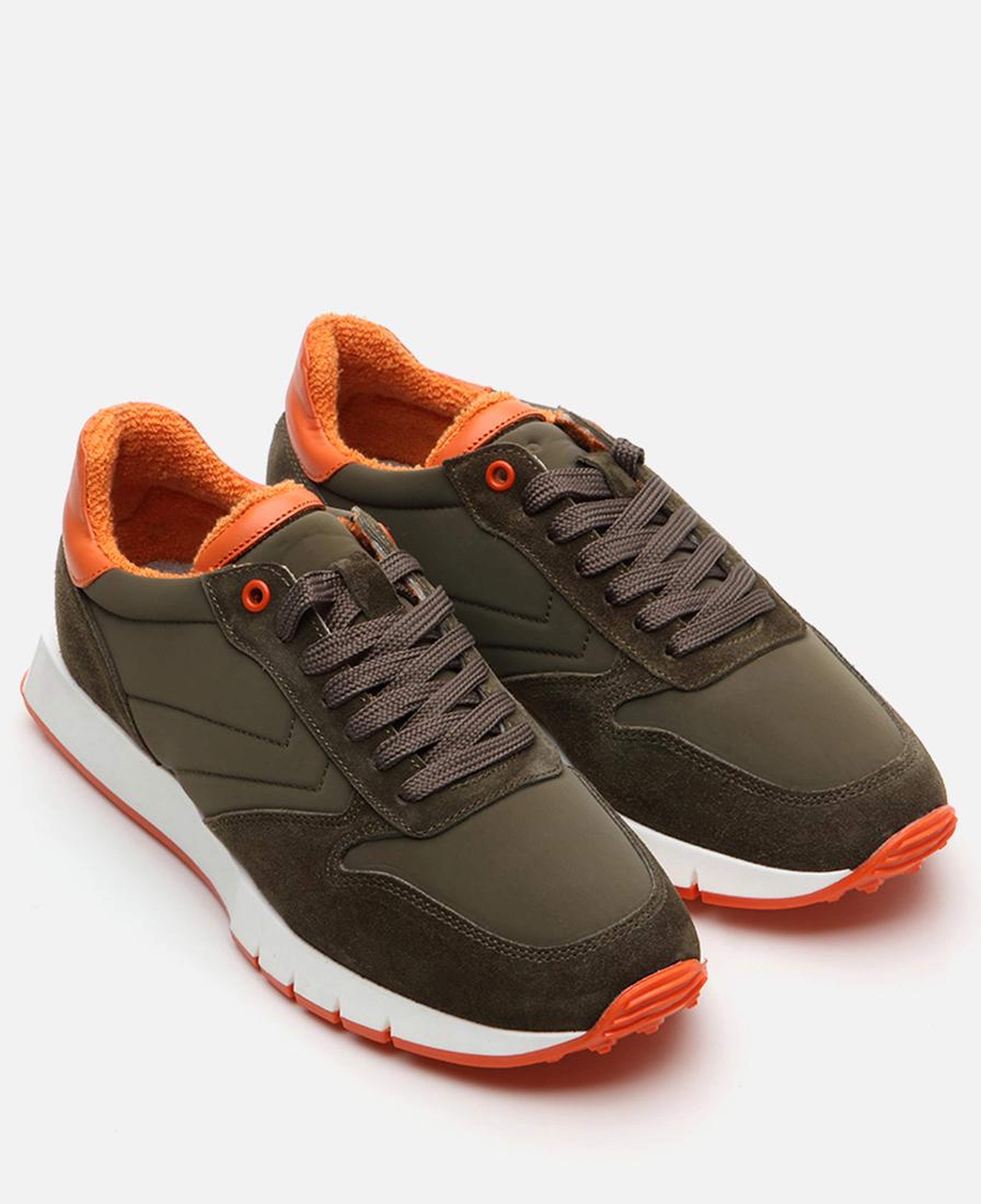 Erkek Deri Haki Spor Ayakkabı