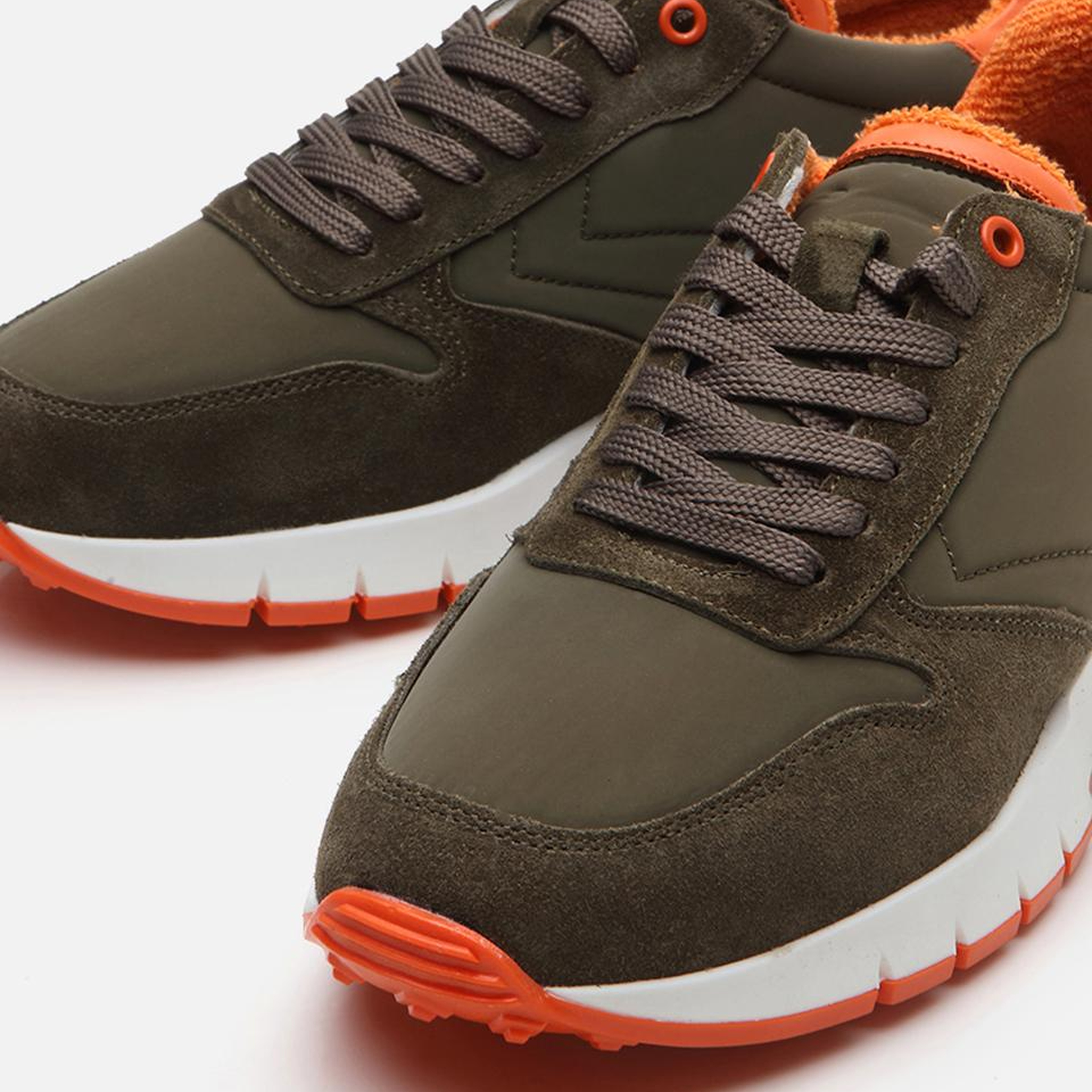 Erkek Deri Haki Spor Ayakkabı