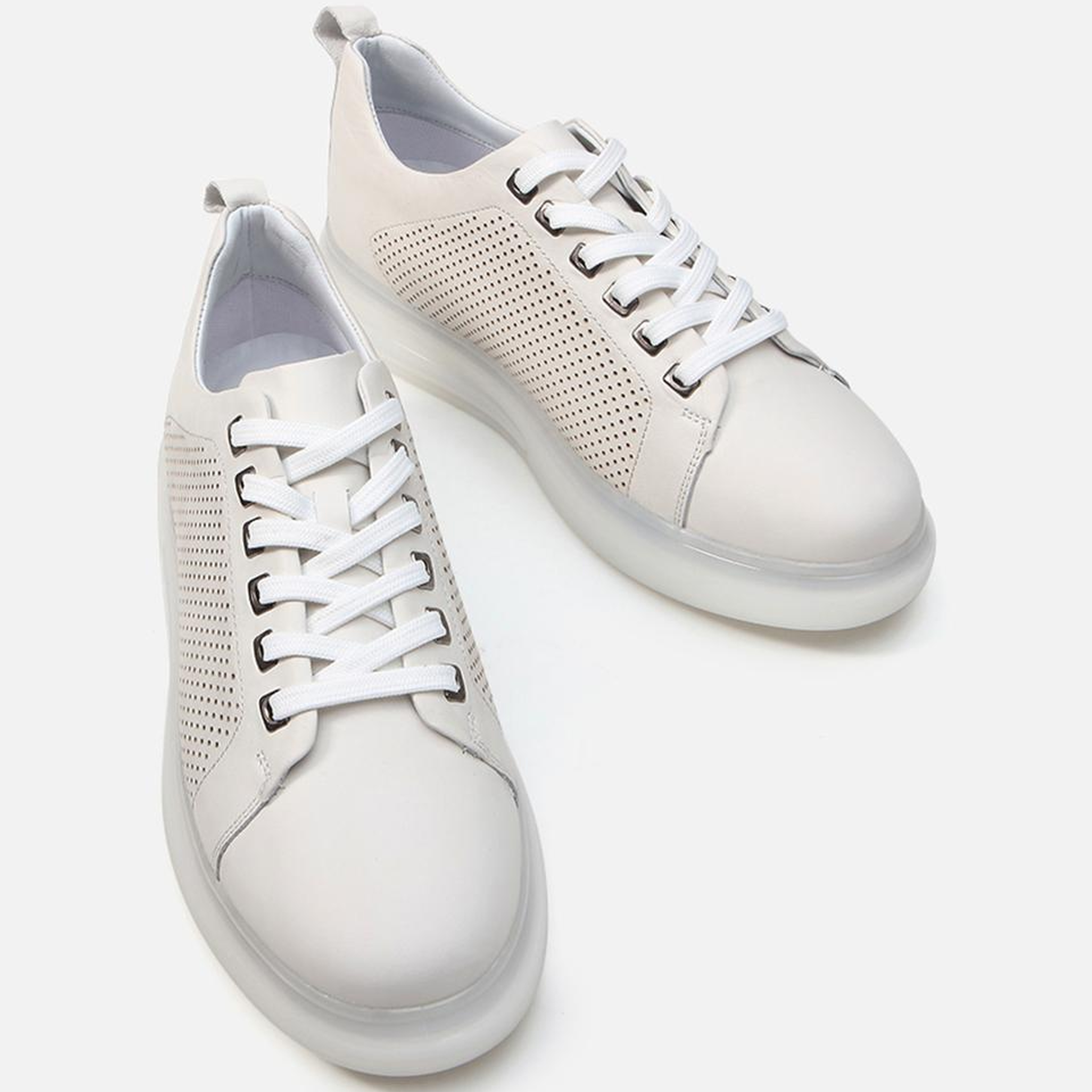 Erkek Deri Bej Günlük Ayakkabı