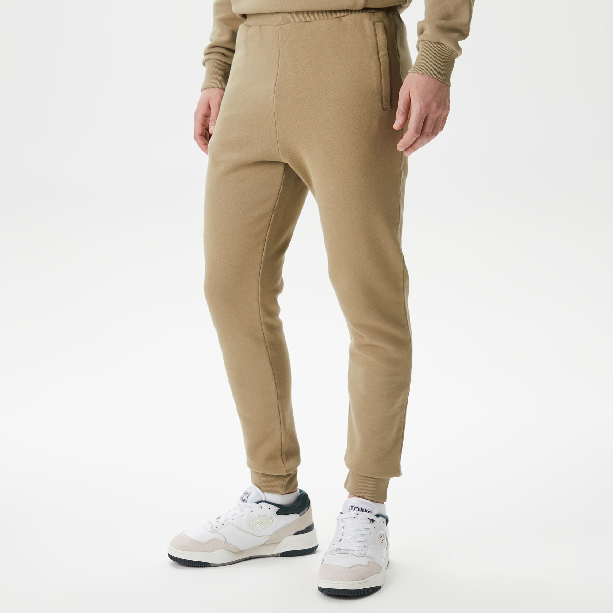 Lacoste Erkek Relaxed Fit Bej Eşofman Altı