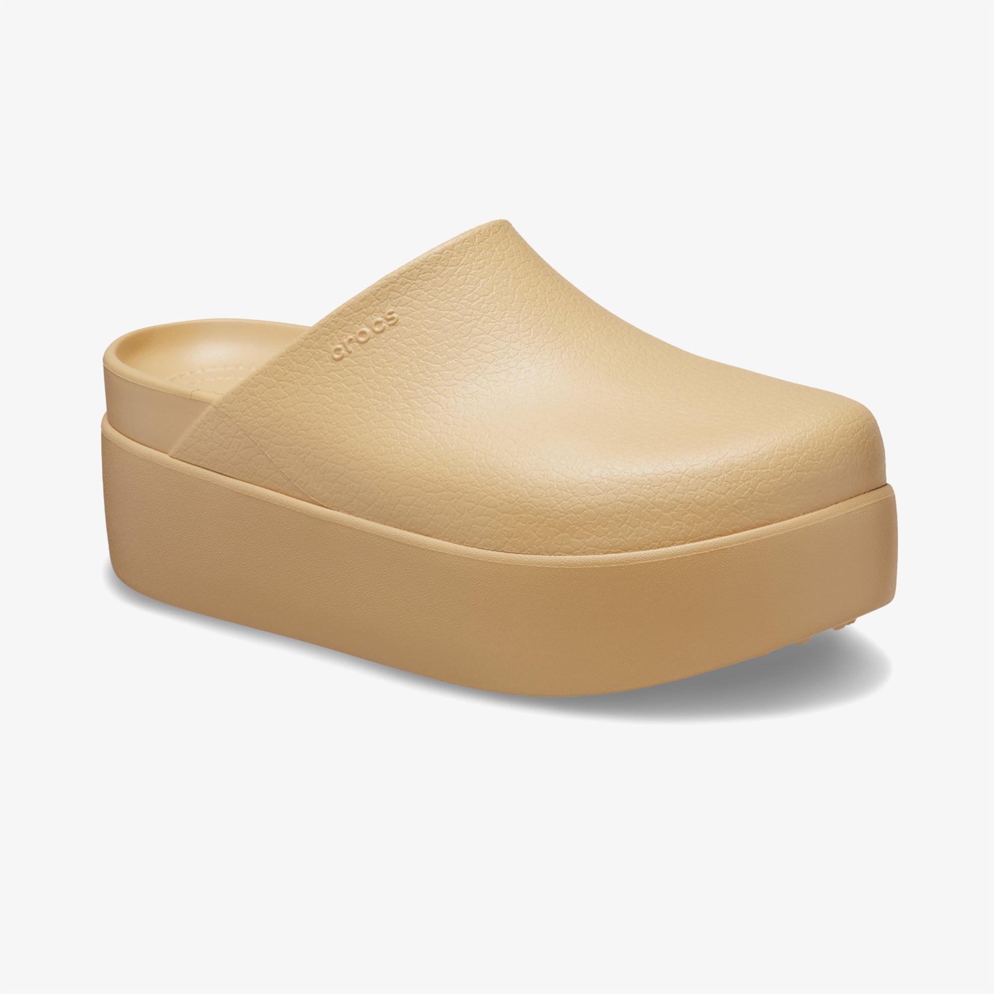 Crocs Dylan Platform Clog Kadın Bej Terlik