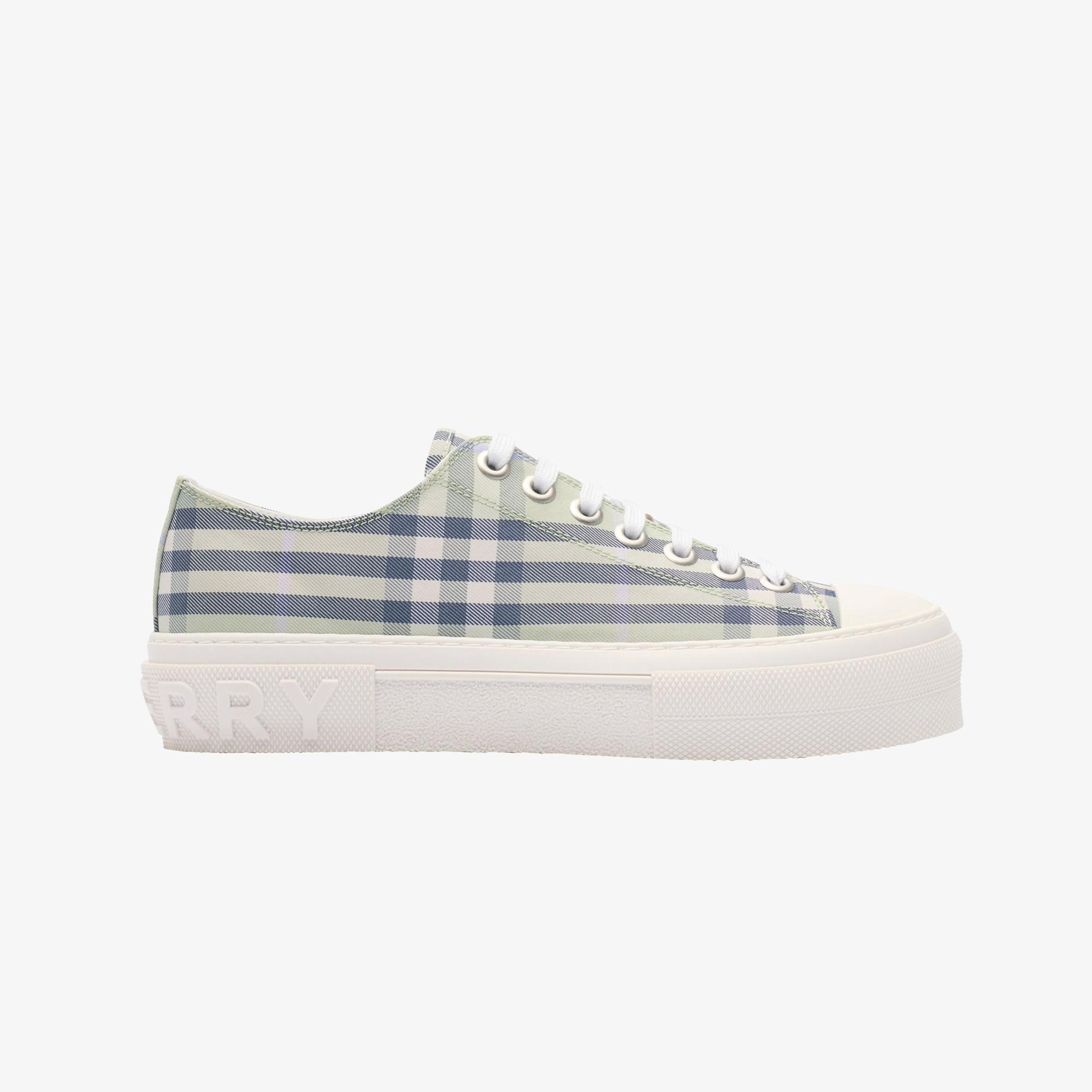 Burberry Jack Check Kadın Yeşil Sneaker