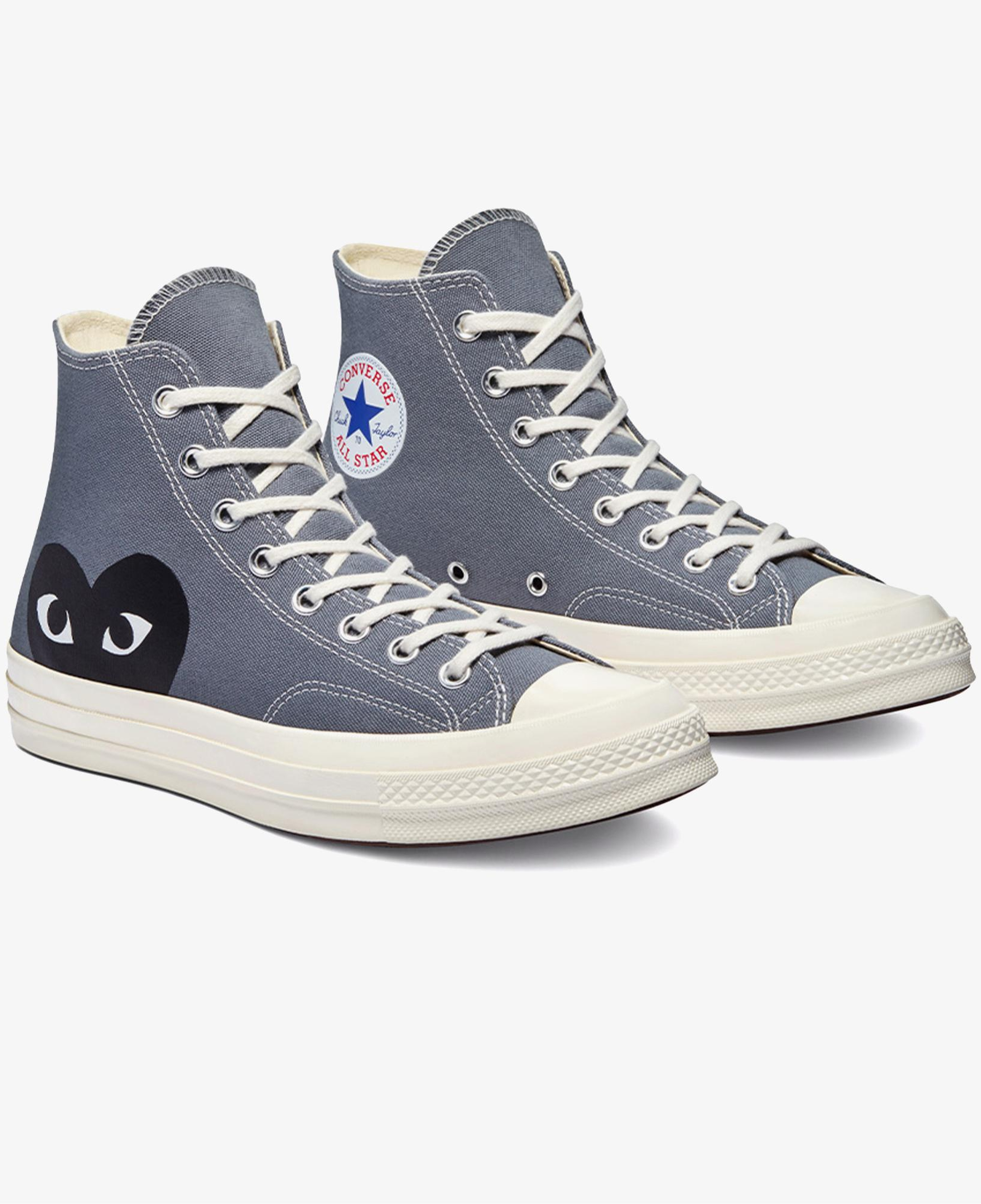 Converse X Comme Des Garçons Play Chuck 70 Unisex Gri Sneaker