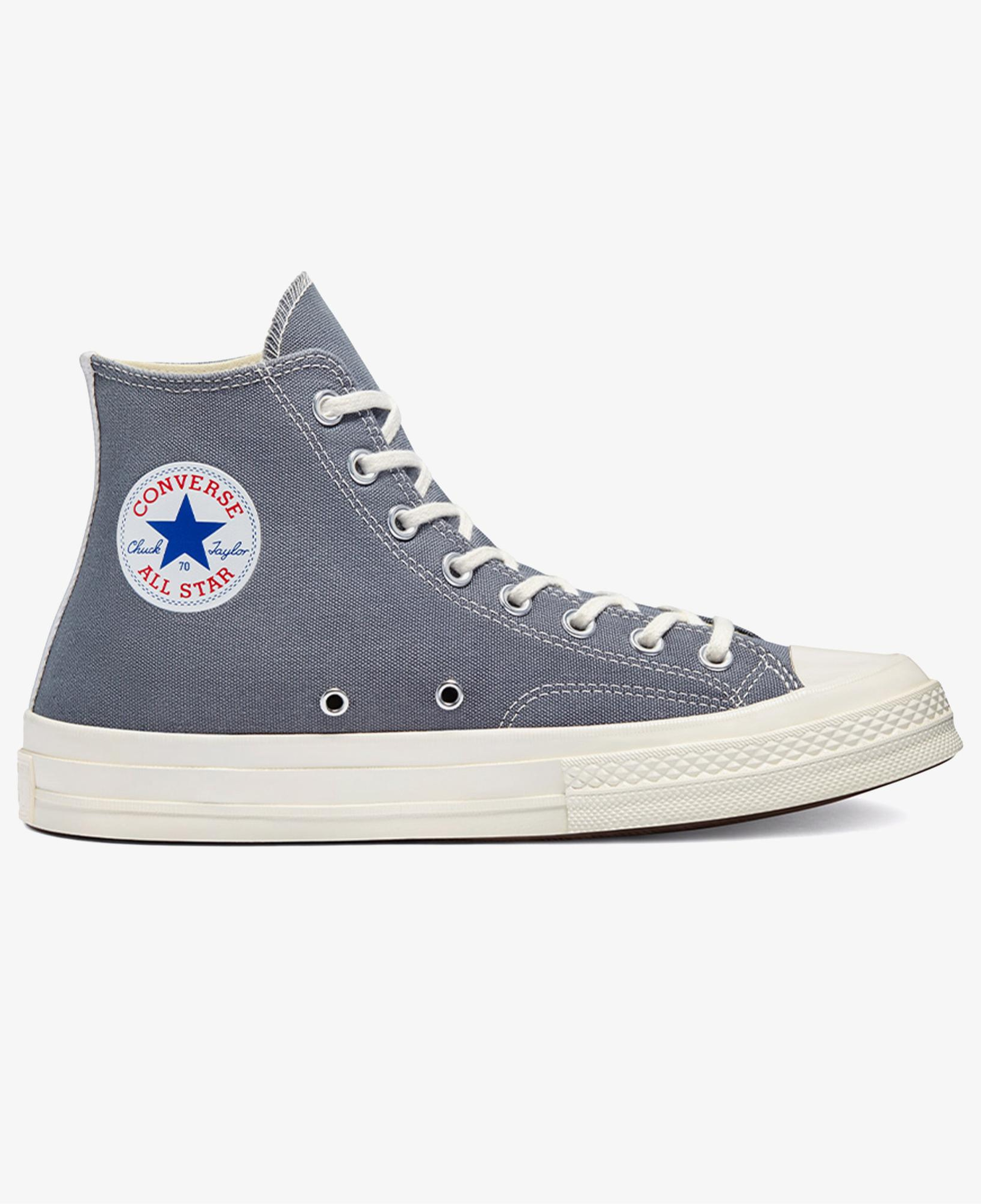 Converse X Comme Des Garçons Play Chuck 70 Unisex Gri Sneaker