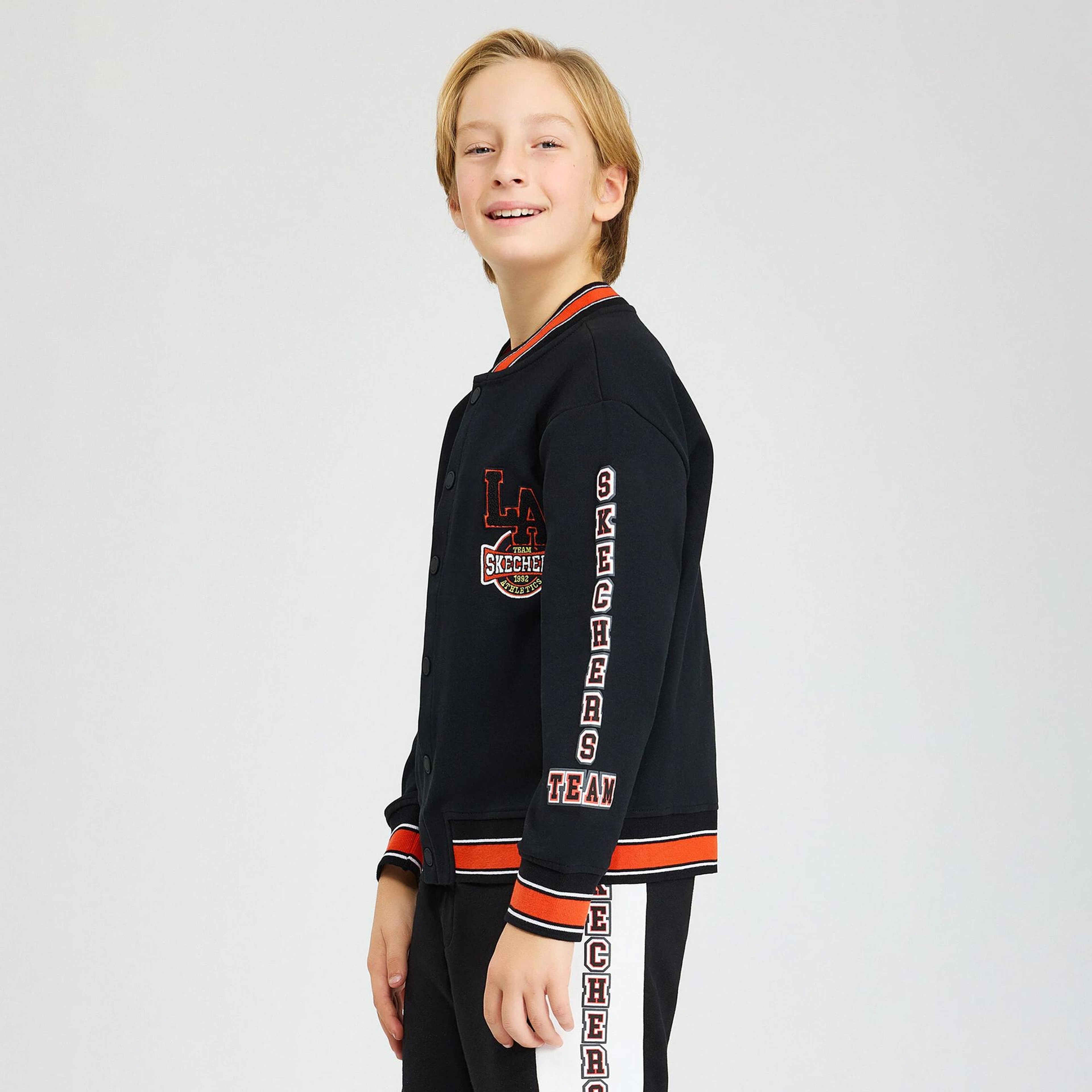 Skechers B 2Xi-Lock Bomber Çocuk Siyah Ceket