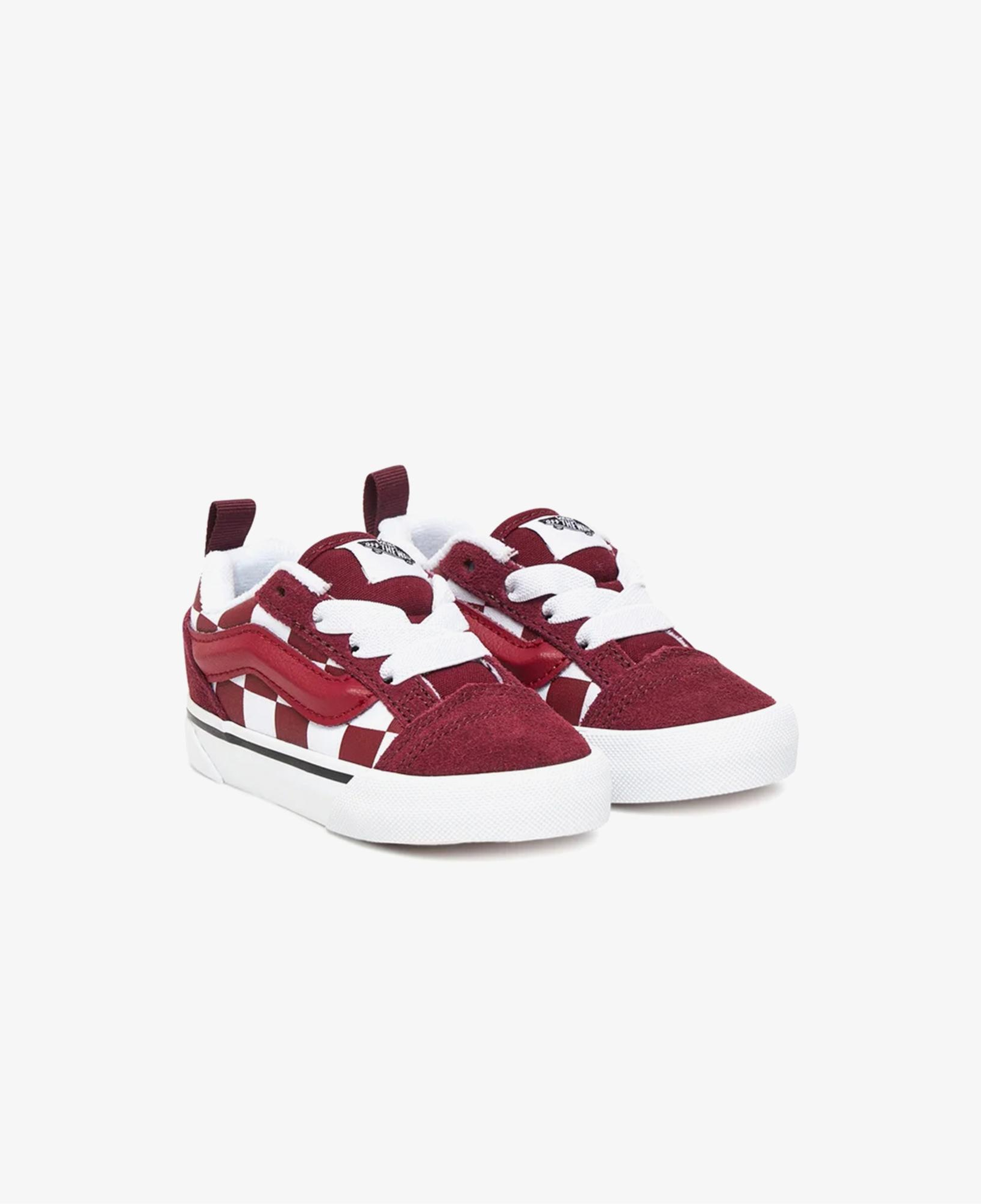 Vans Knu Skool Elastic Lace Bebek Bordo Sneaker