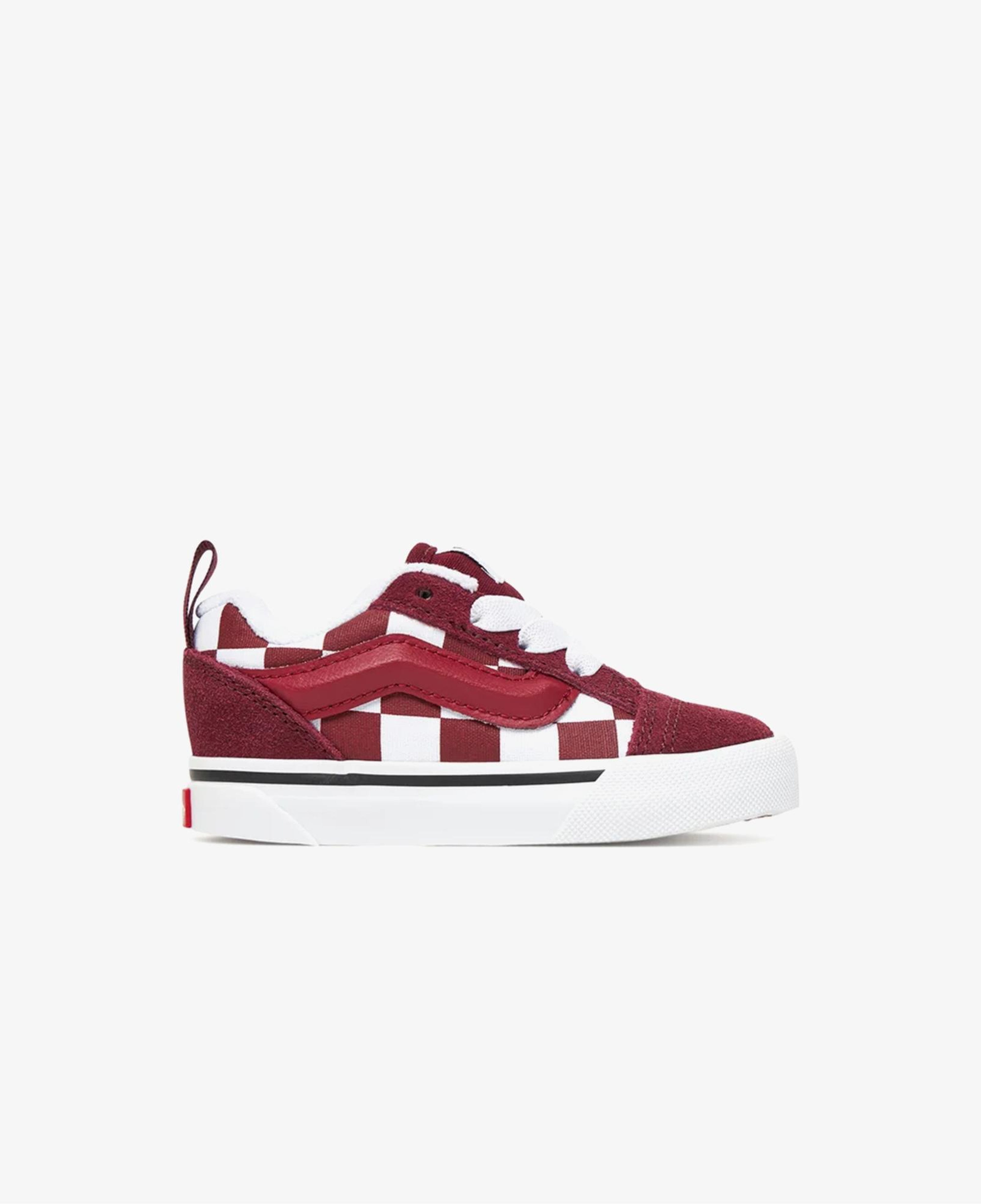 Vans Knu Skool Elastic Lace Bebek Bordo Sneaker