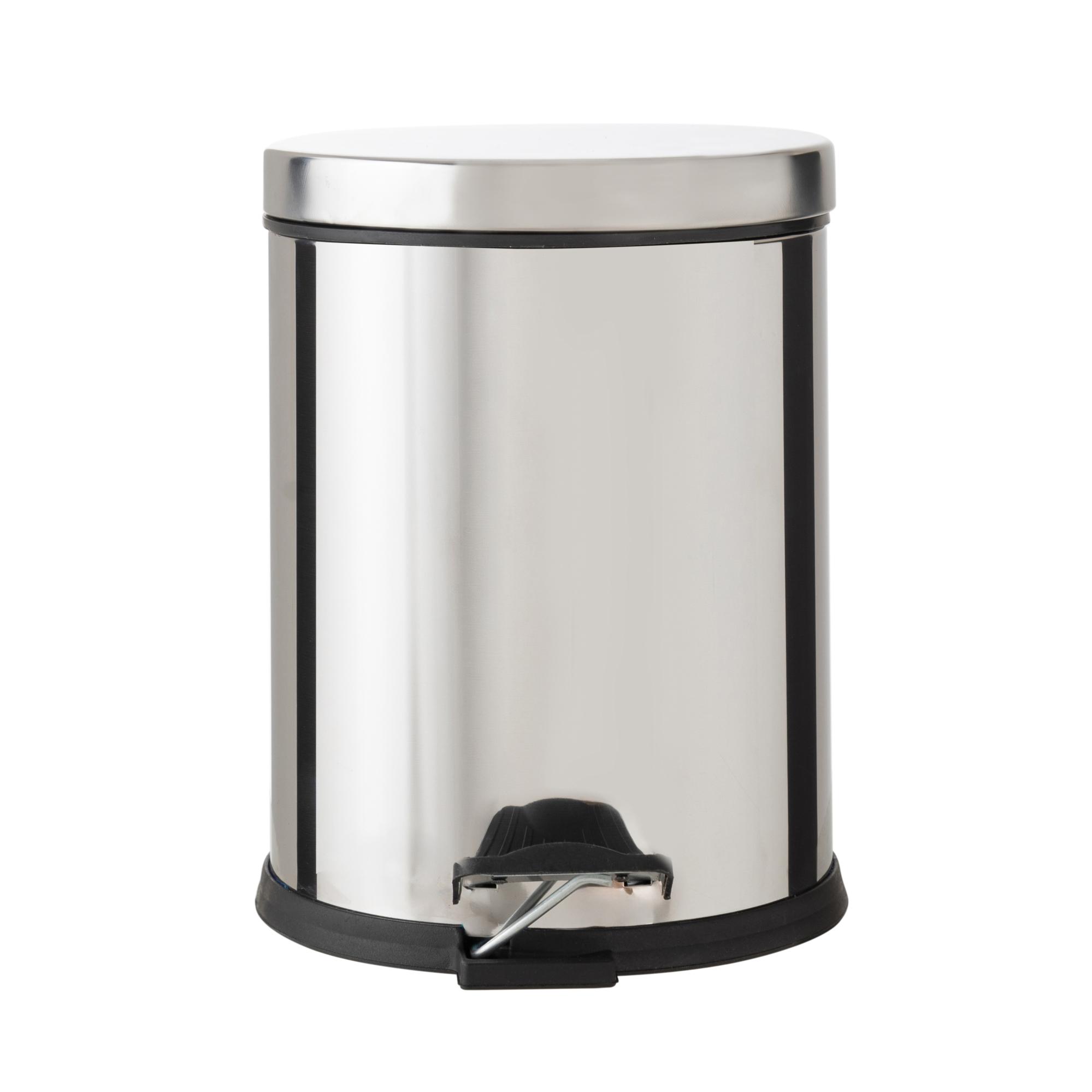 5LT PEDALLI ÇÖP KOVASI INOX