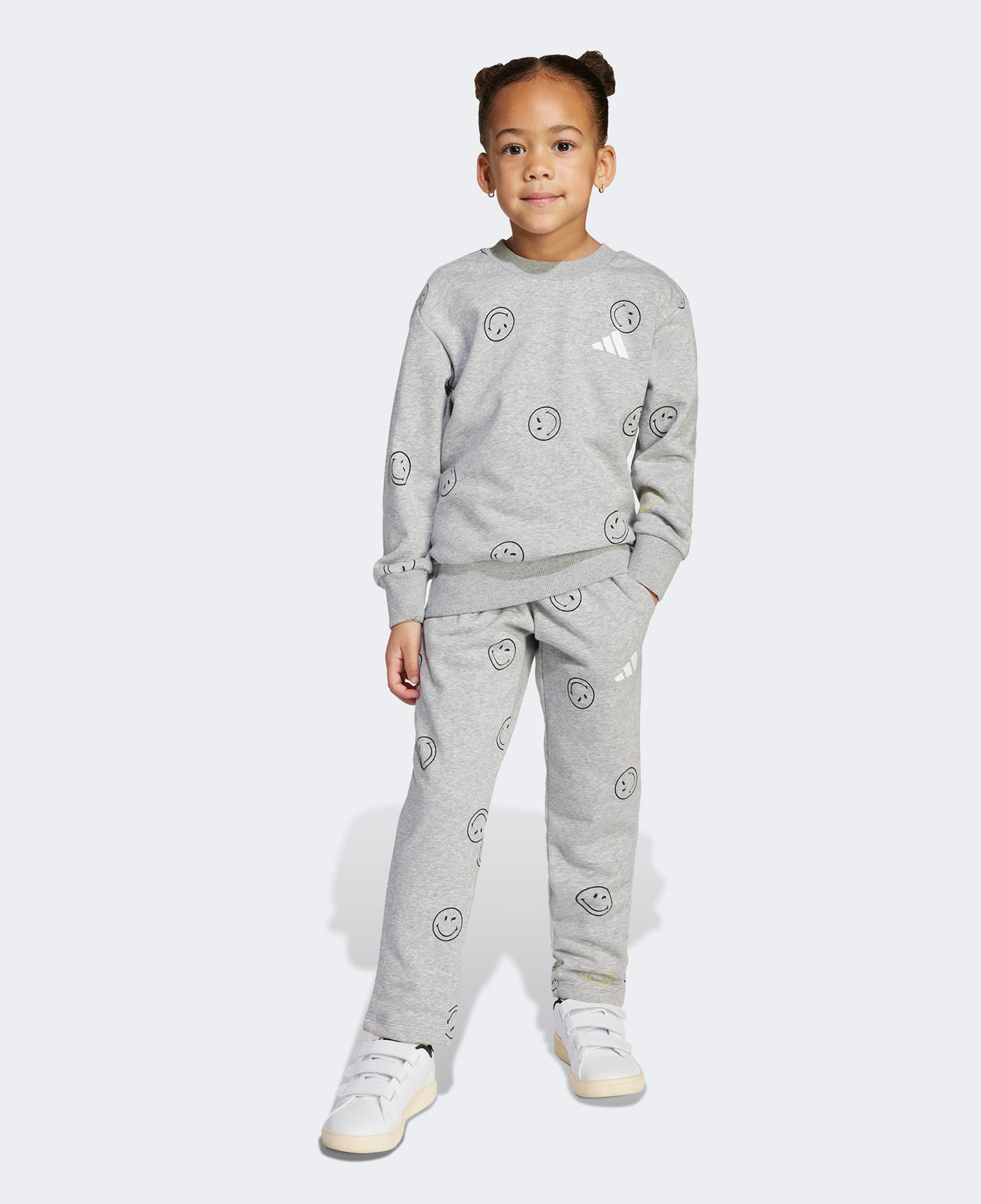 adidas X Smileyworld Çocuk Gri Eşofman Takımı