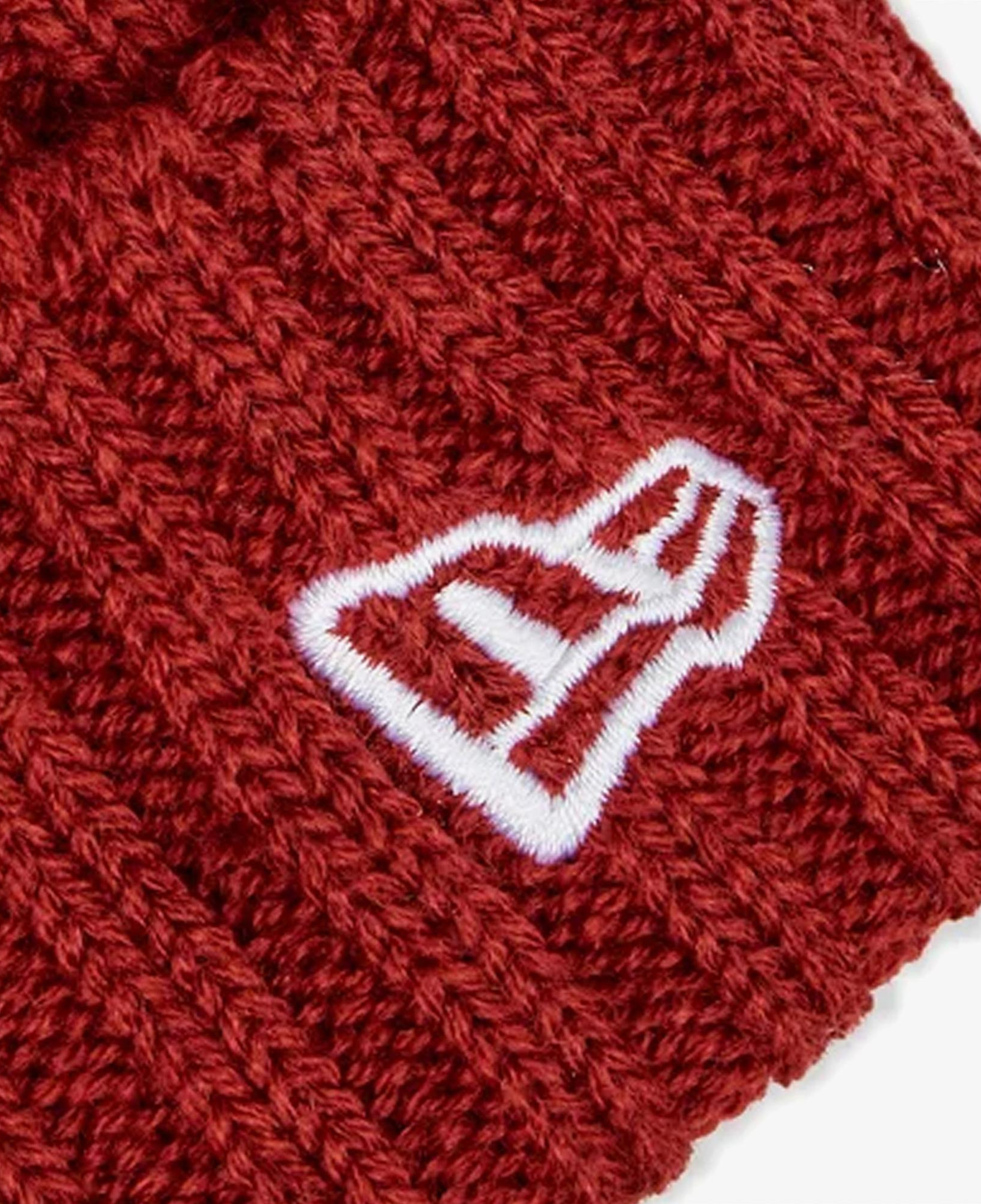 New Era Ne Rib Short Cuff Unisex Kırmızı Bere