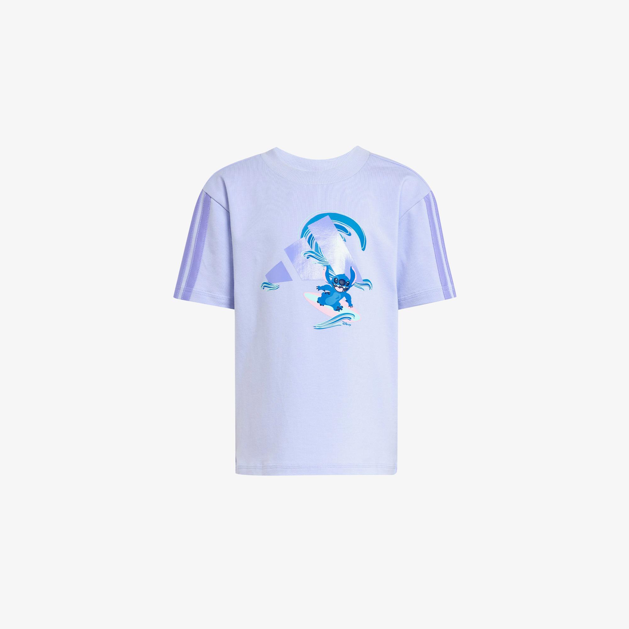 adidas Disney Lilo&Stich Çocuk Mor T-Shirt