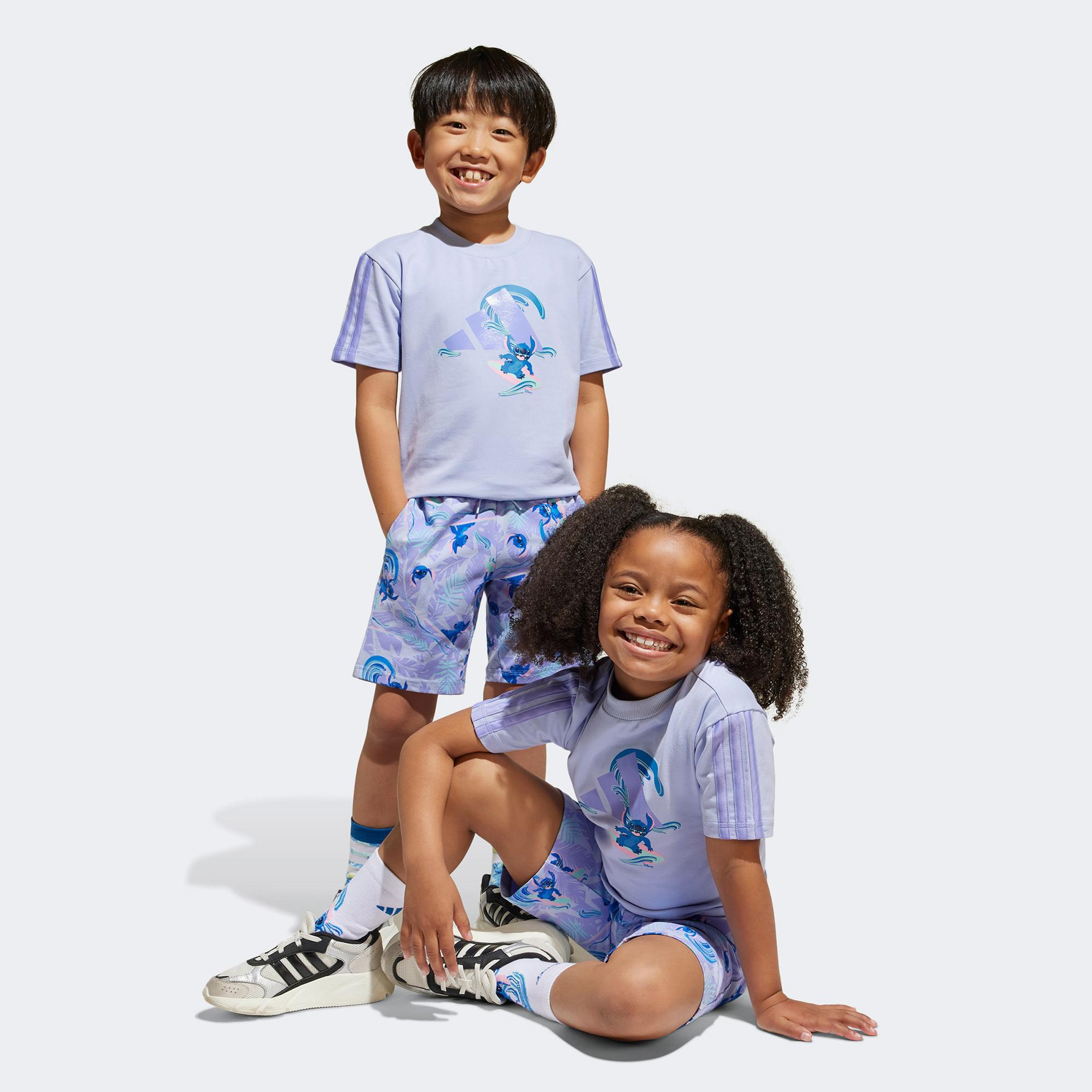 adidas Disney Lilo&Stich Çocuk Mor T-Shirt