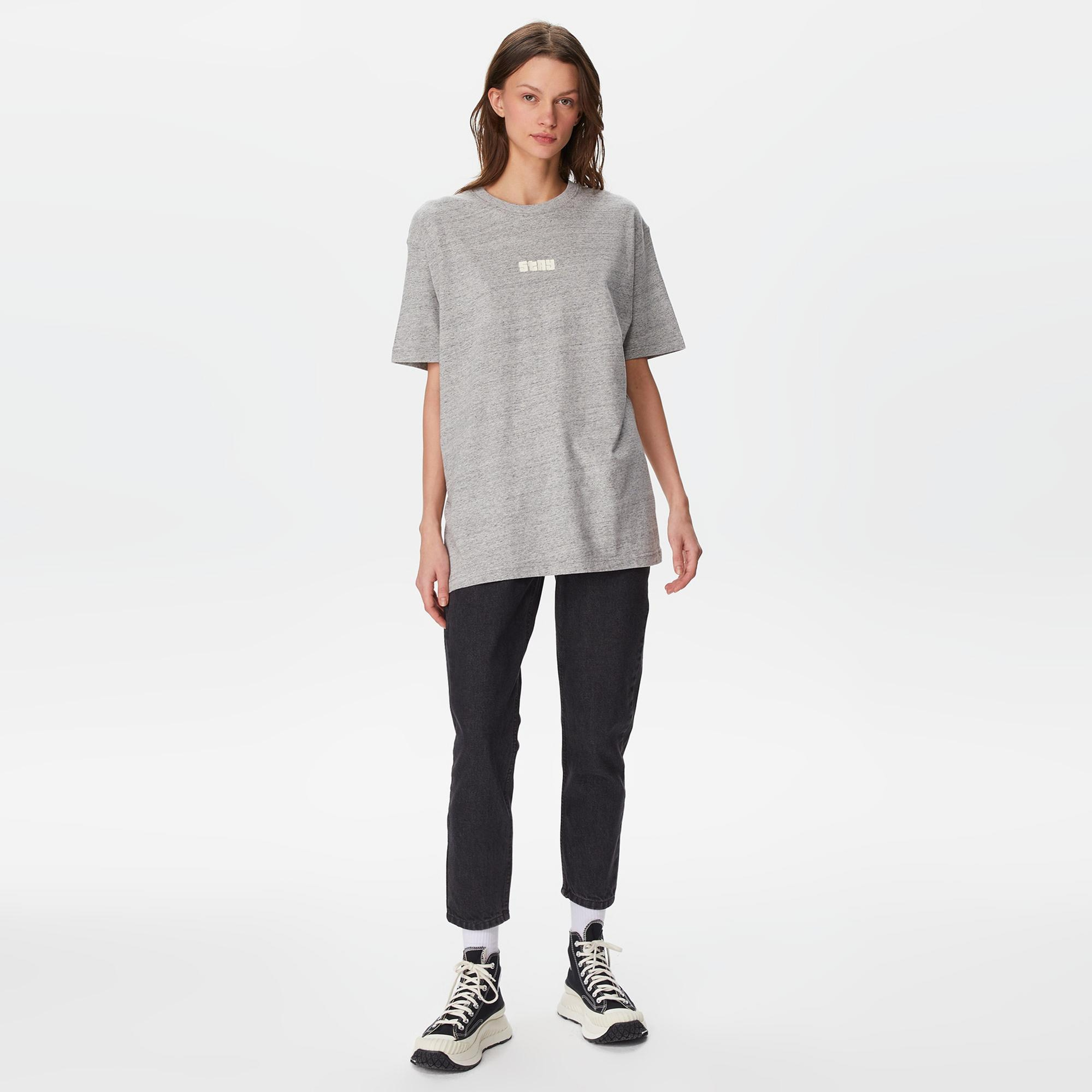The Stay Line Epic Unisex Gri T-Shirt