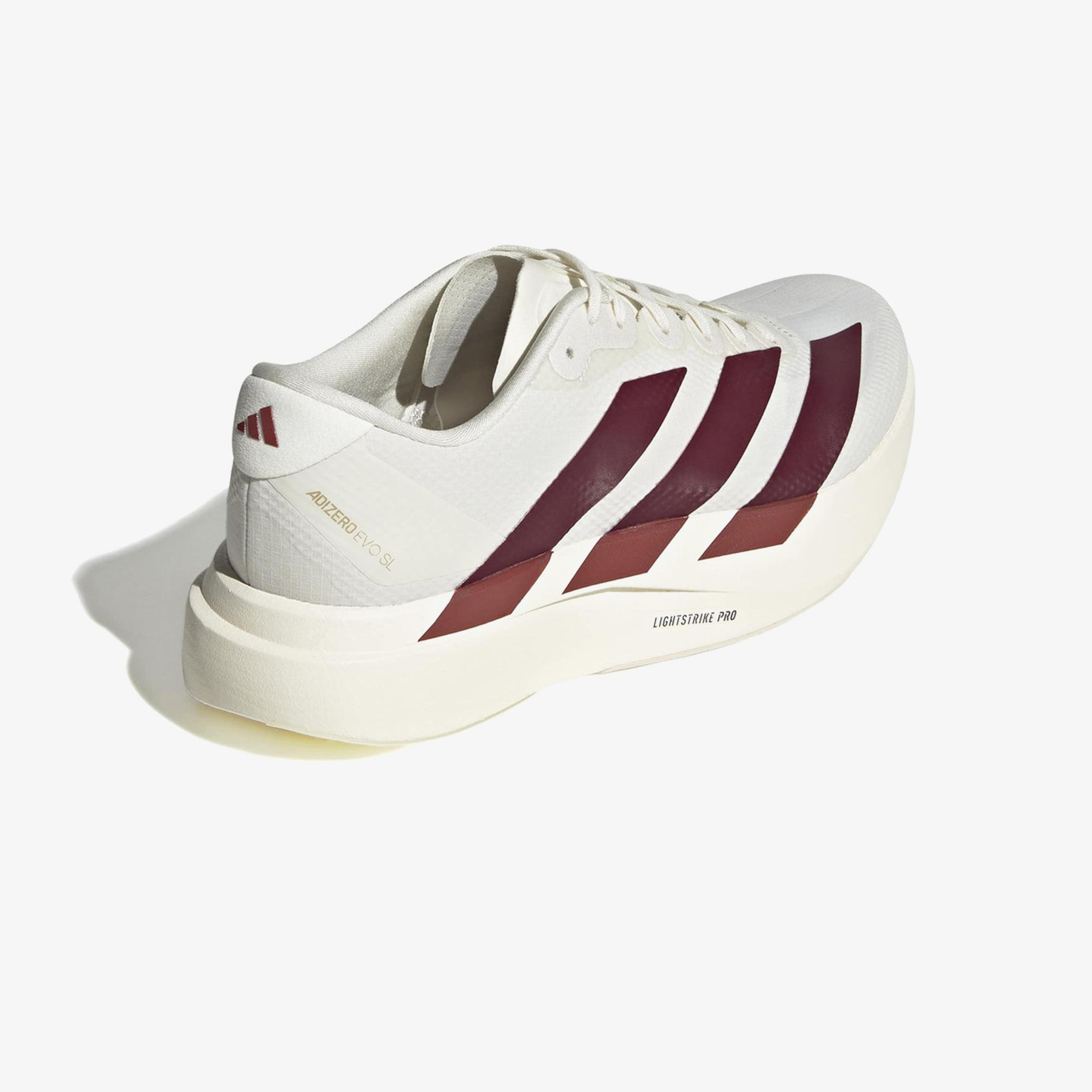 adidas Adizero Evo SL Woven Erkek Beyaz Spor Ayakkabı