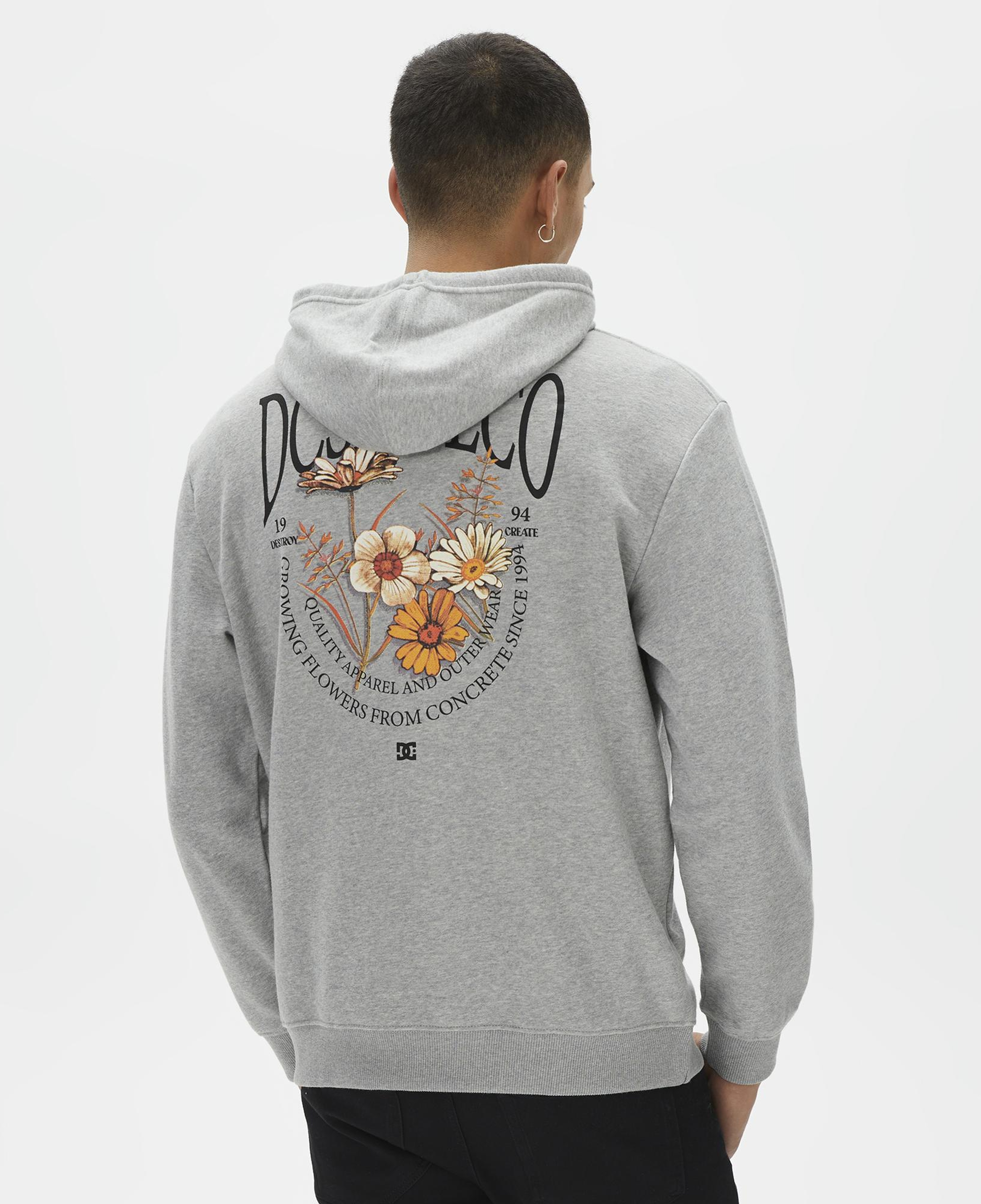 Dc Concrete Ph Erkek Gri Sweatshirt