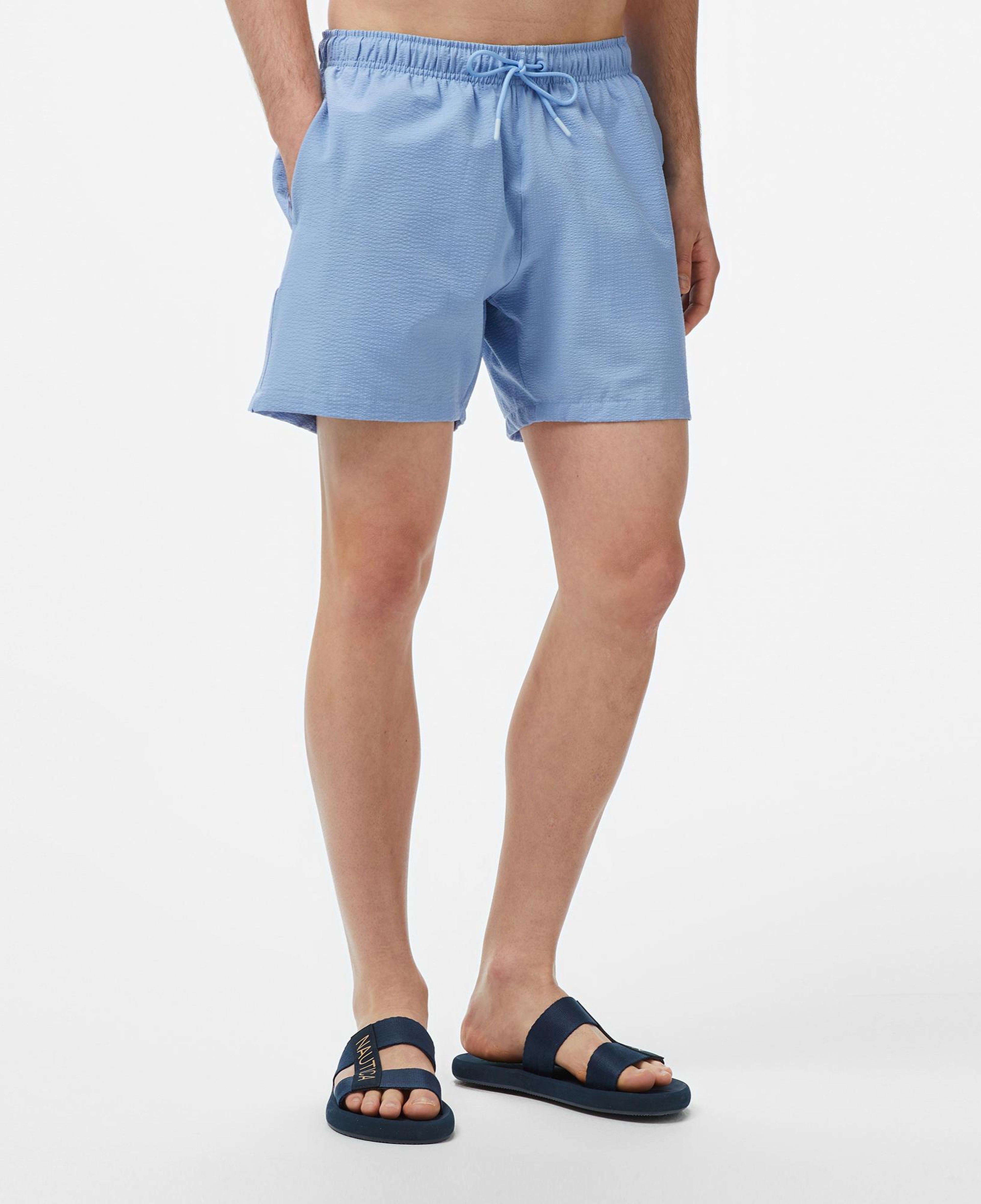 Nautica Erkek Mavi Regular Fit Deniz Şortu